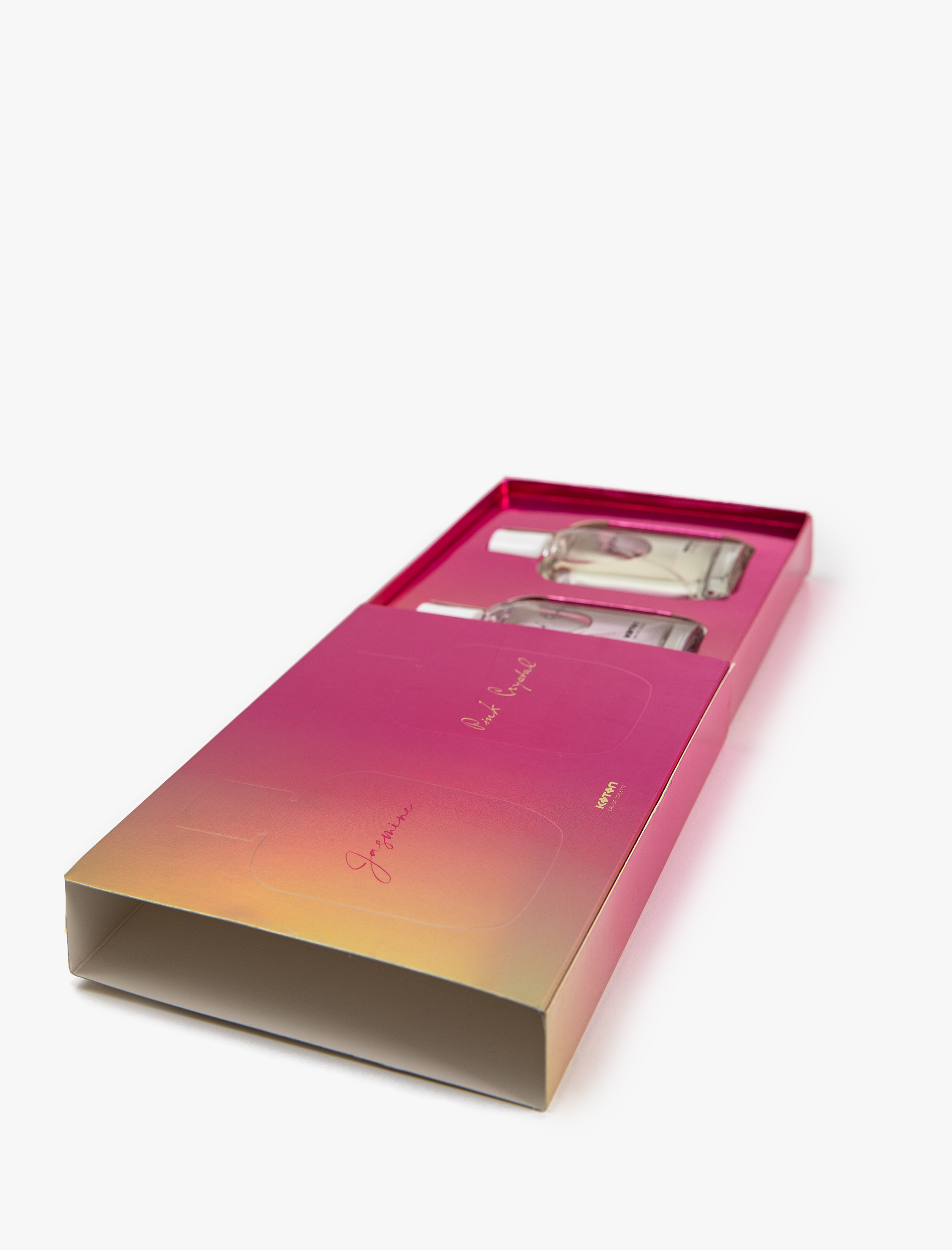  Kadın Pink Crystal ve Jasmine 2'li Parfüm Seti 100 ML