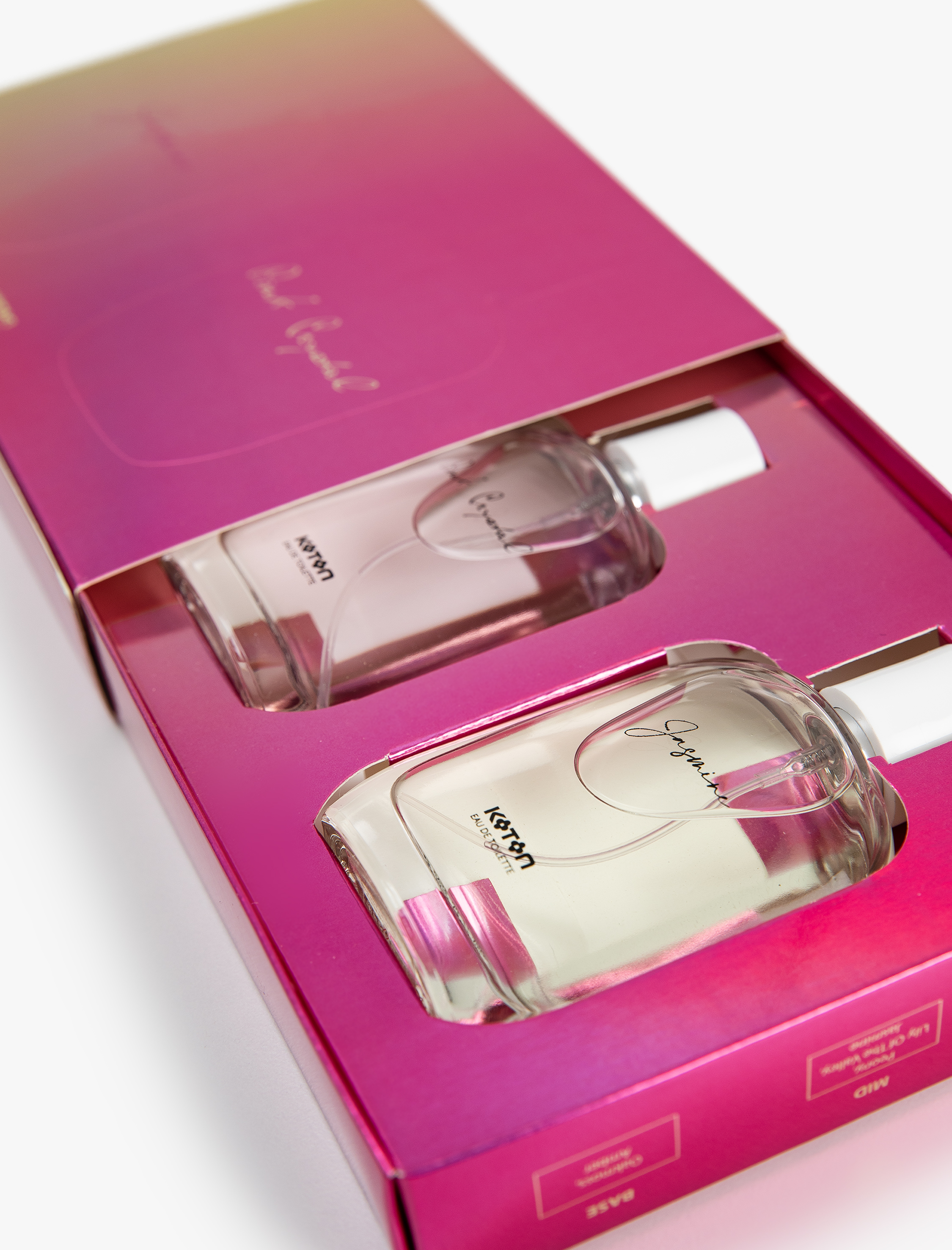  Kadın Pink Crystal ve Jasmine 2'li Parfüm Seti 100 ML