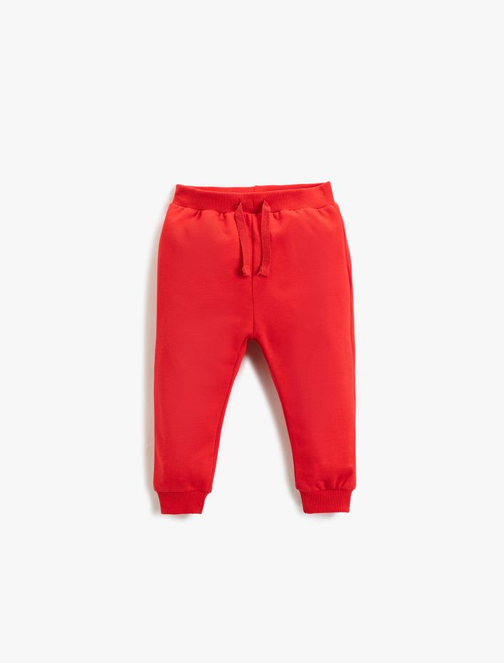 Erkek Bebek Basic Jogger Eşofman Altı Beli Bağlamalı