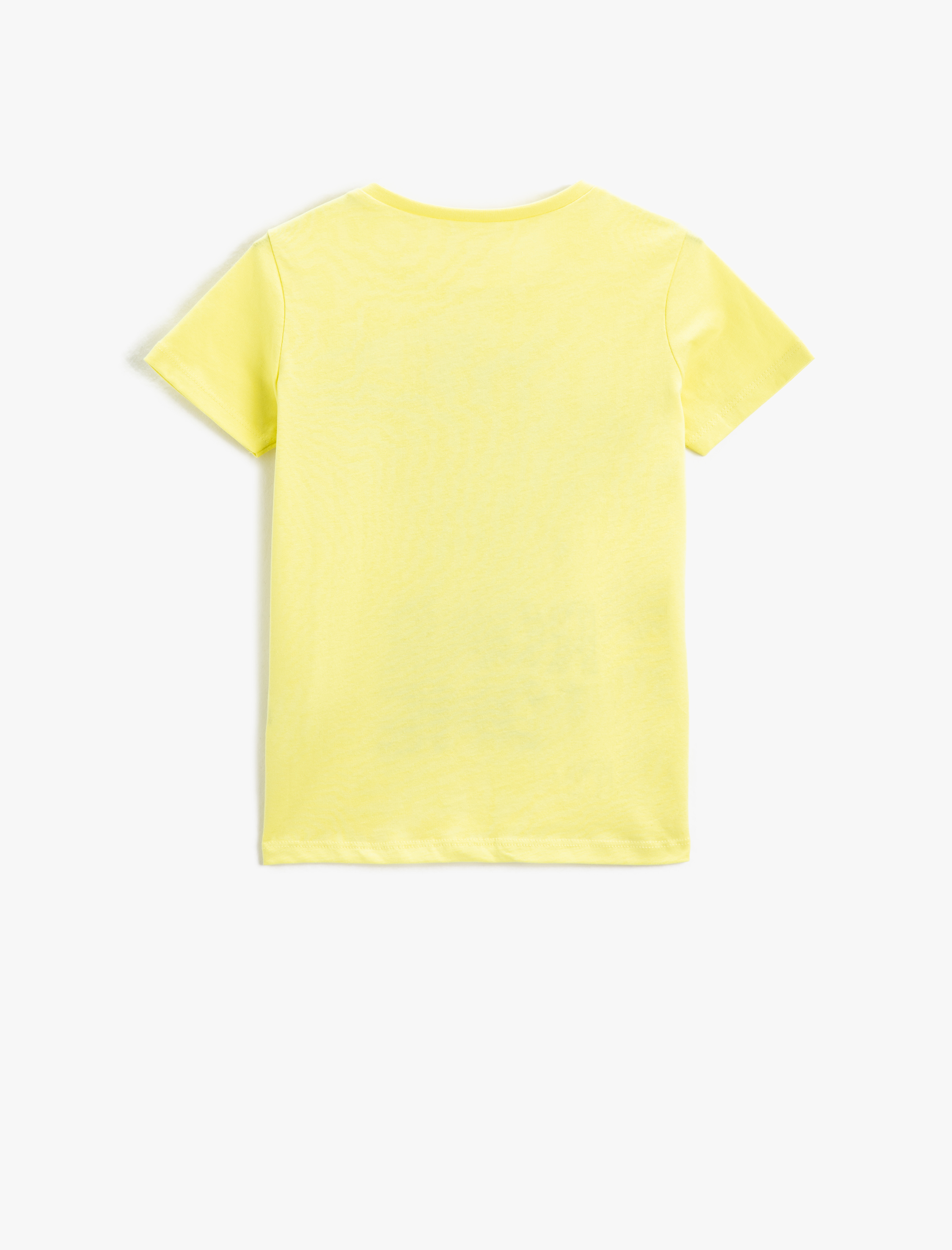  Erkek Çocuk Dinozor Baskılı Kısa Kollu Tişört Bisiklet Yaka Pamuklu