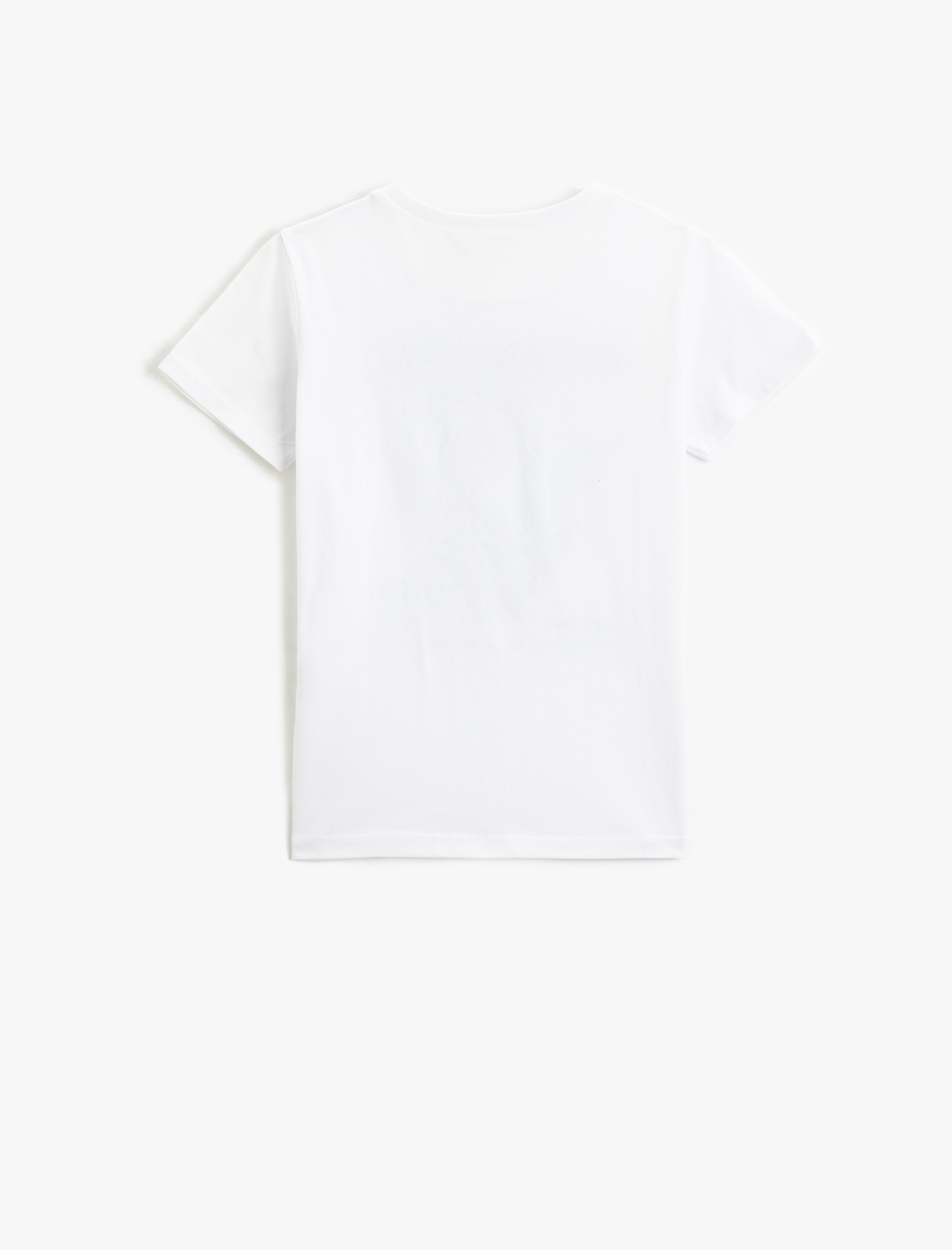  Erkek Çocuk Dinozor Baskılı Kısa Kollu Tişört Yuvarlak Yaka