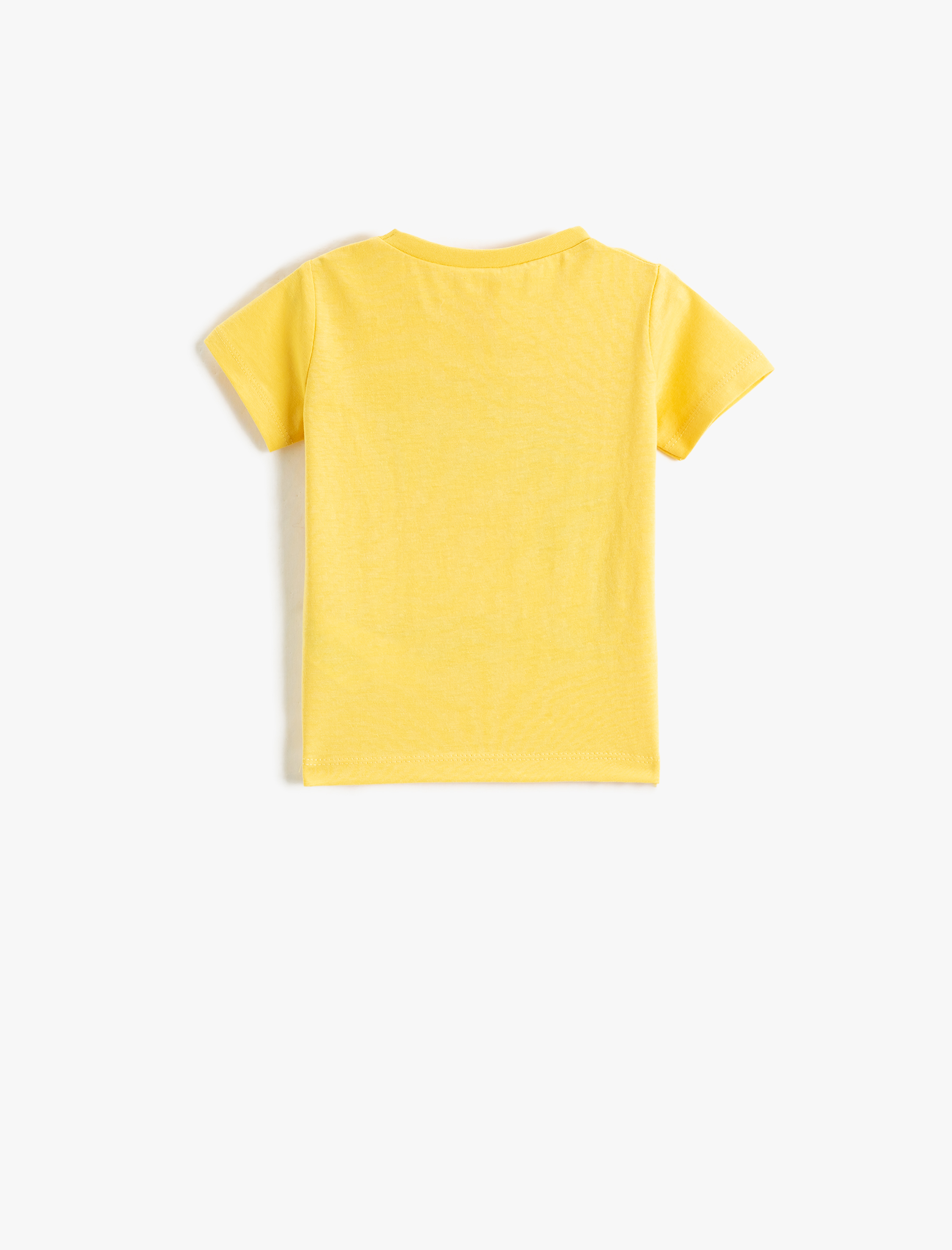 Erkek Bebek Kısa Kollu Bisiklet Yaka Tişört California Baskılı