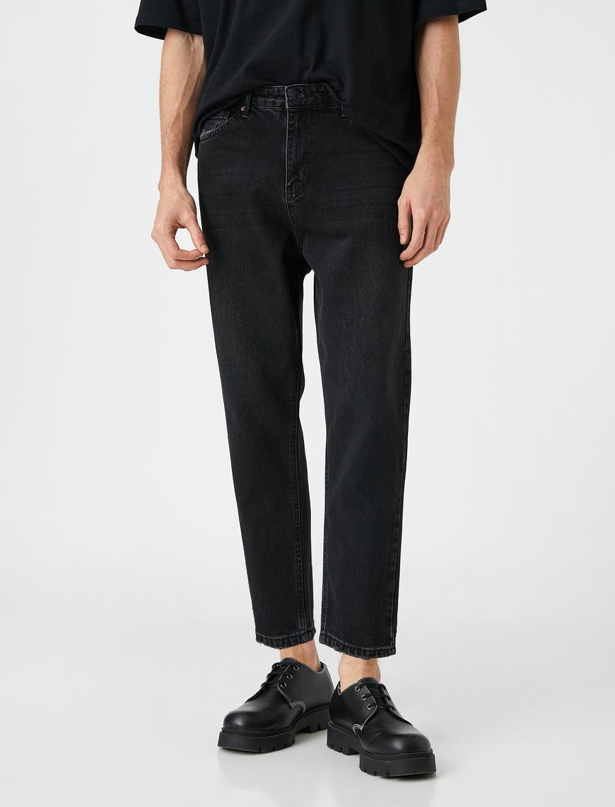   Loose Fit Kot Bol Pantolon - Steve Jean