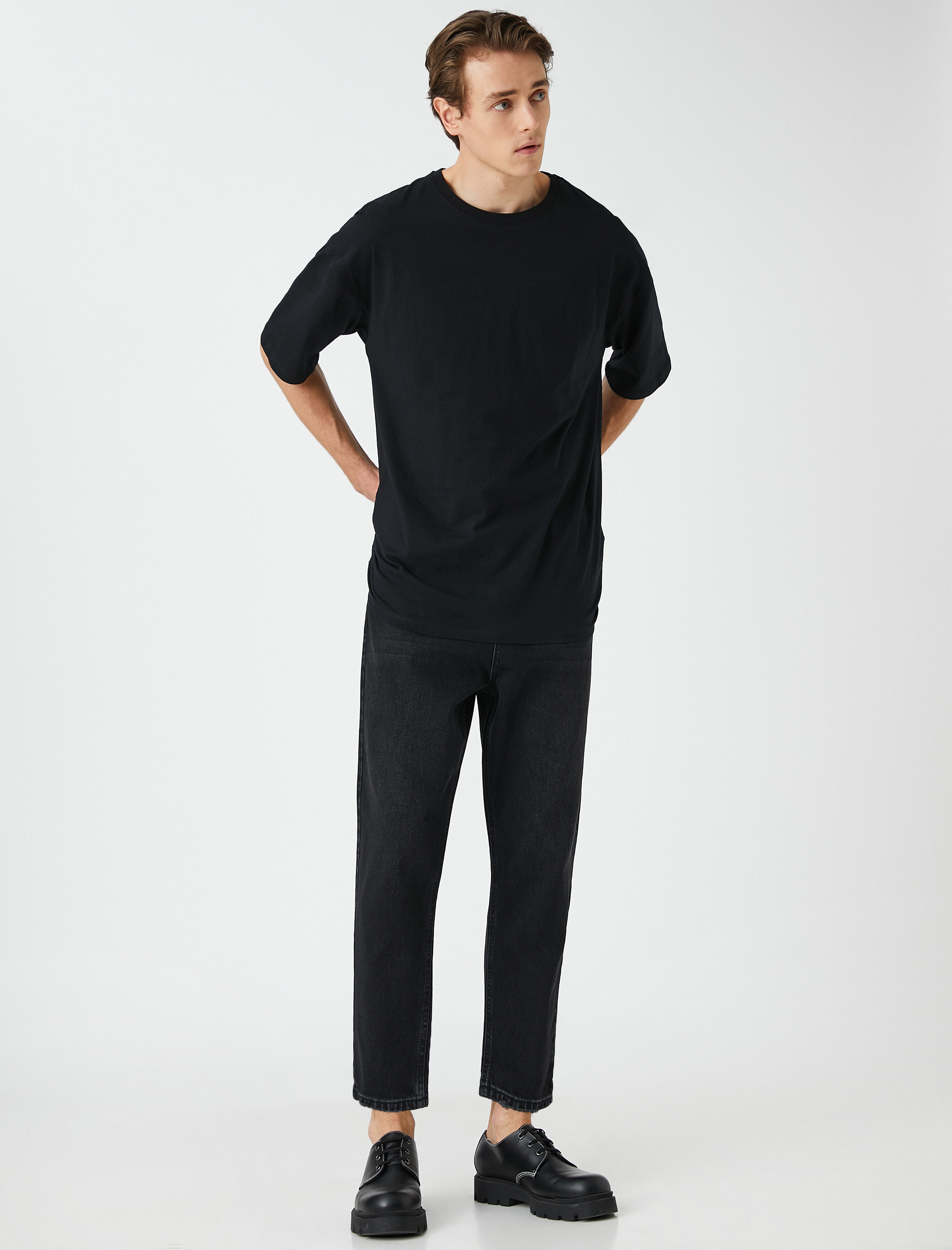   Loose Fit Kot Bol Pantolon - Steve Jean