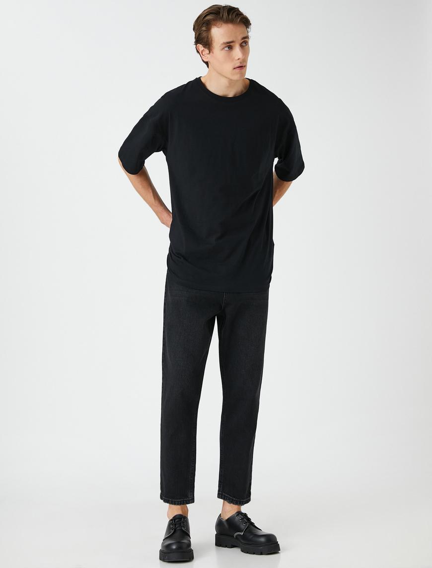   Loose Fit Kot Bol Pantolon - Steve Jean