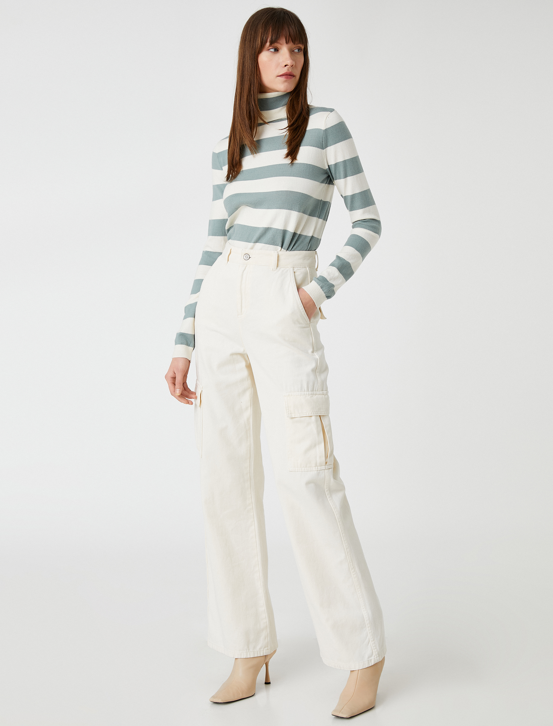   Boğazlı Kazak Dar Kesim