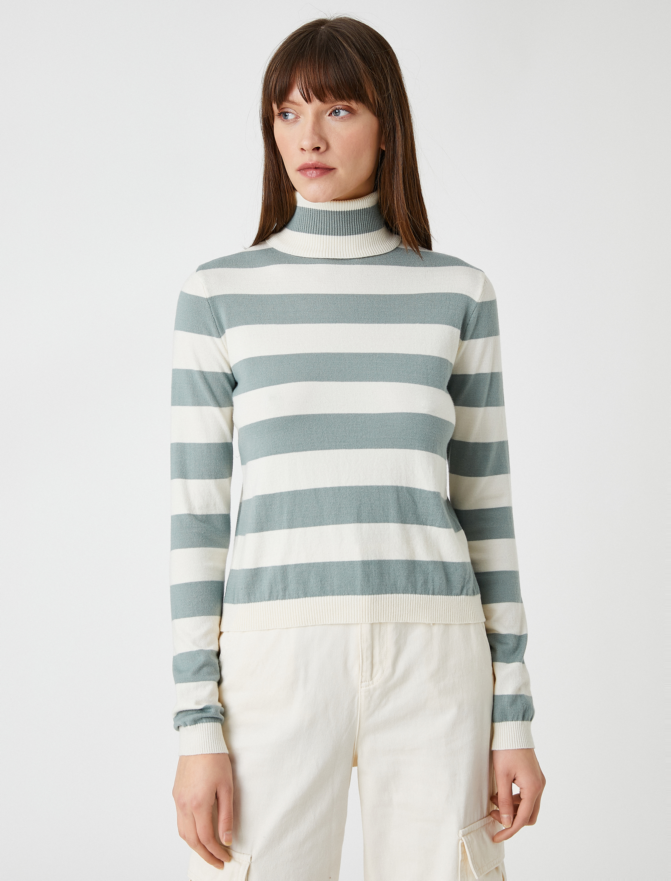   Boğazlı Kazak Dar Kesim