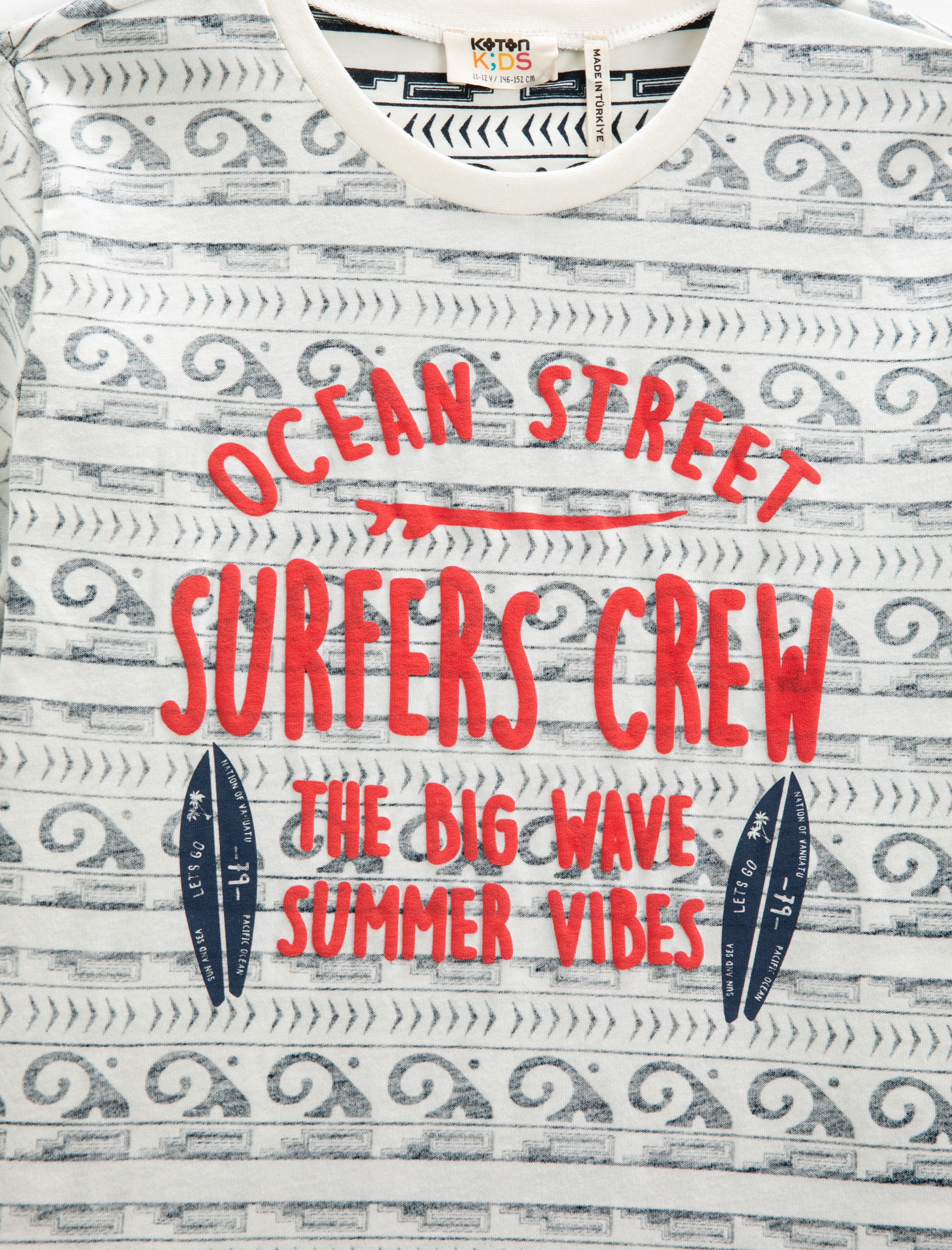  Erkek Çocuk Tişört Baskılı Kısa Kollu Bisiklet Yaka