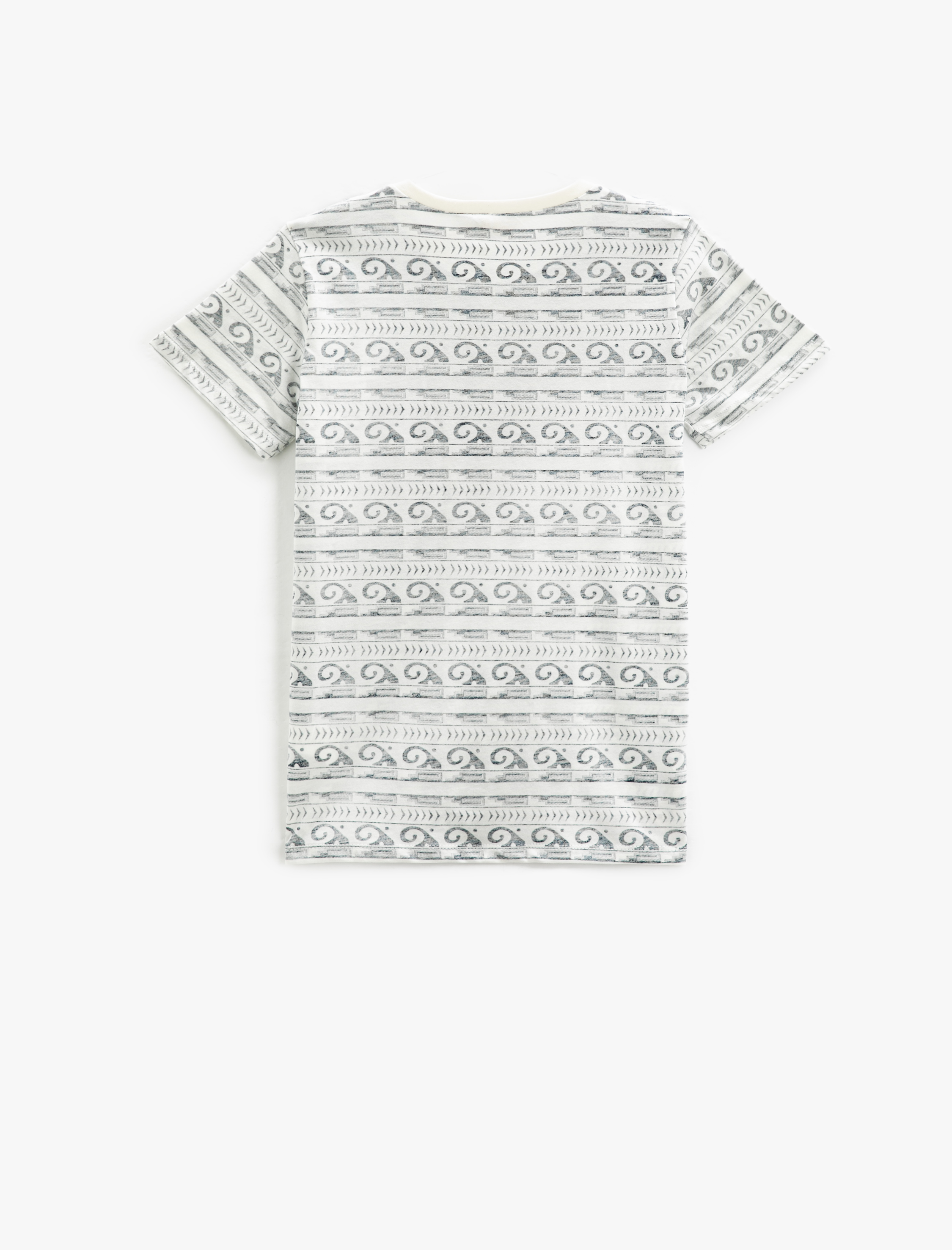  Erkek Çocuk Tişört Baskılı Kısa Kollu Bisiklet Yaka