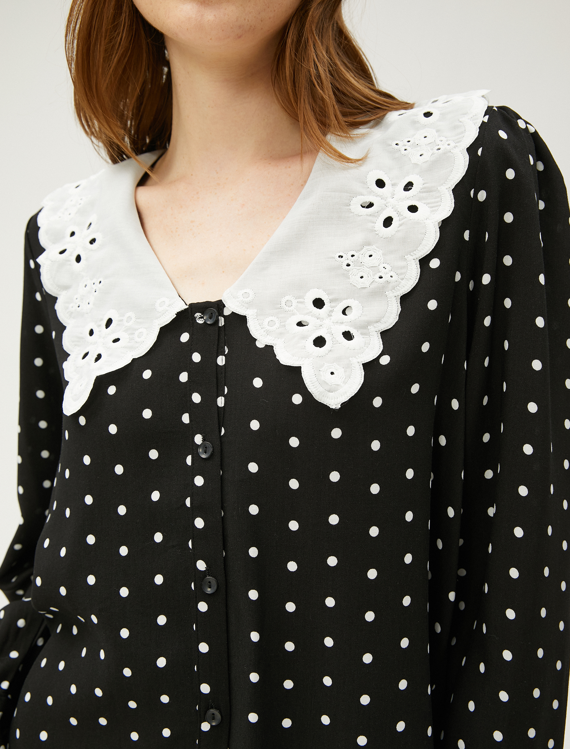   Fisto Yaka Oversize Gömlek