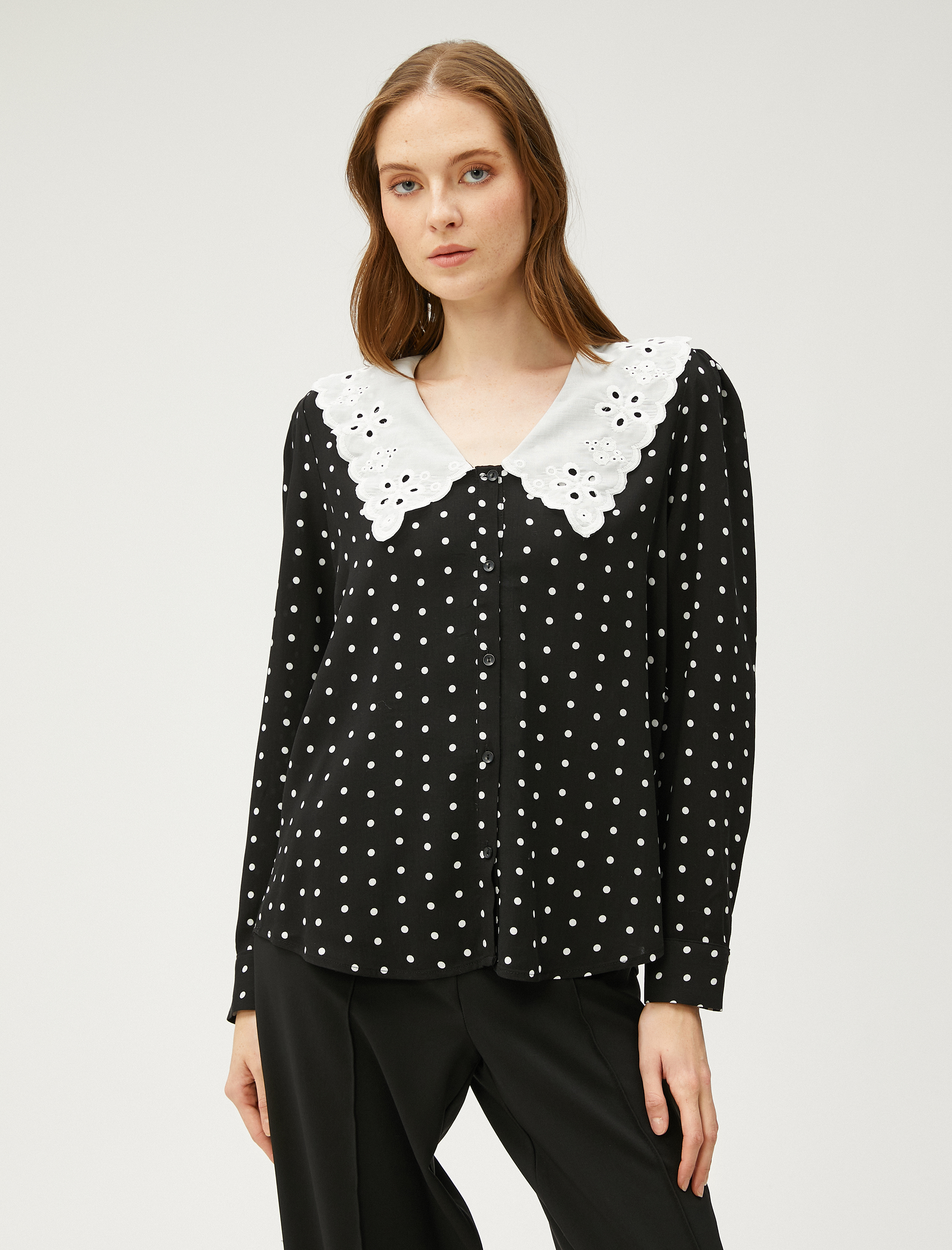   Fisto Yaka Oversize Gömlek