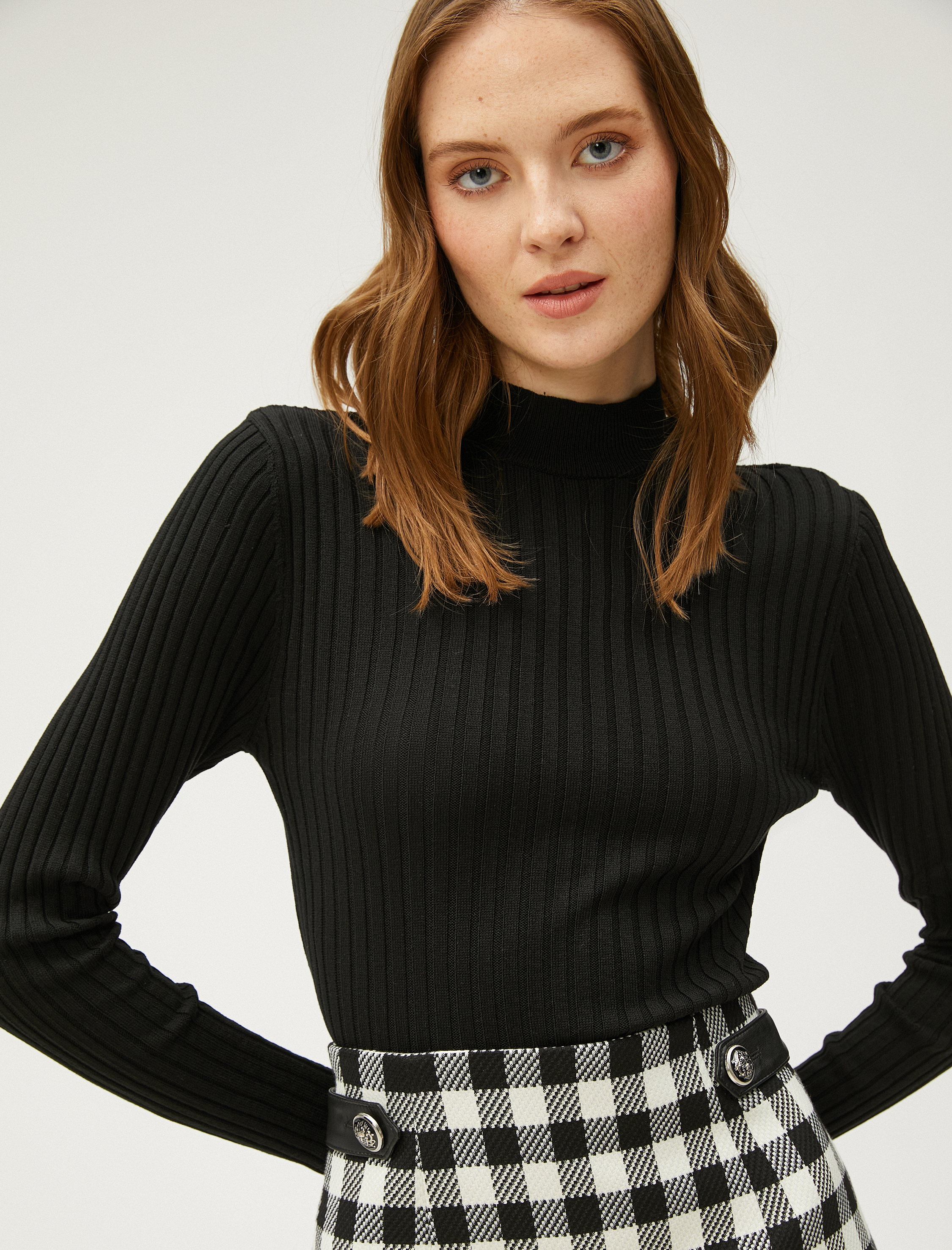   Yarım Balıkçı Yaka Kazak