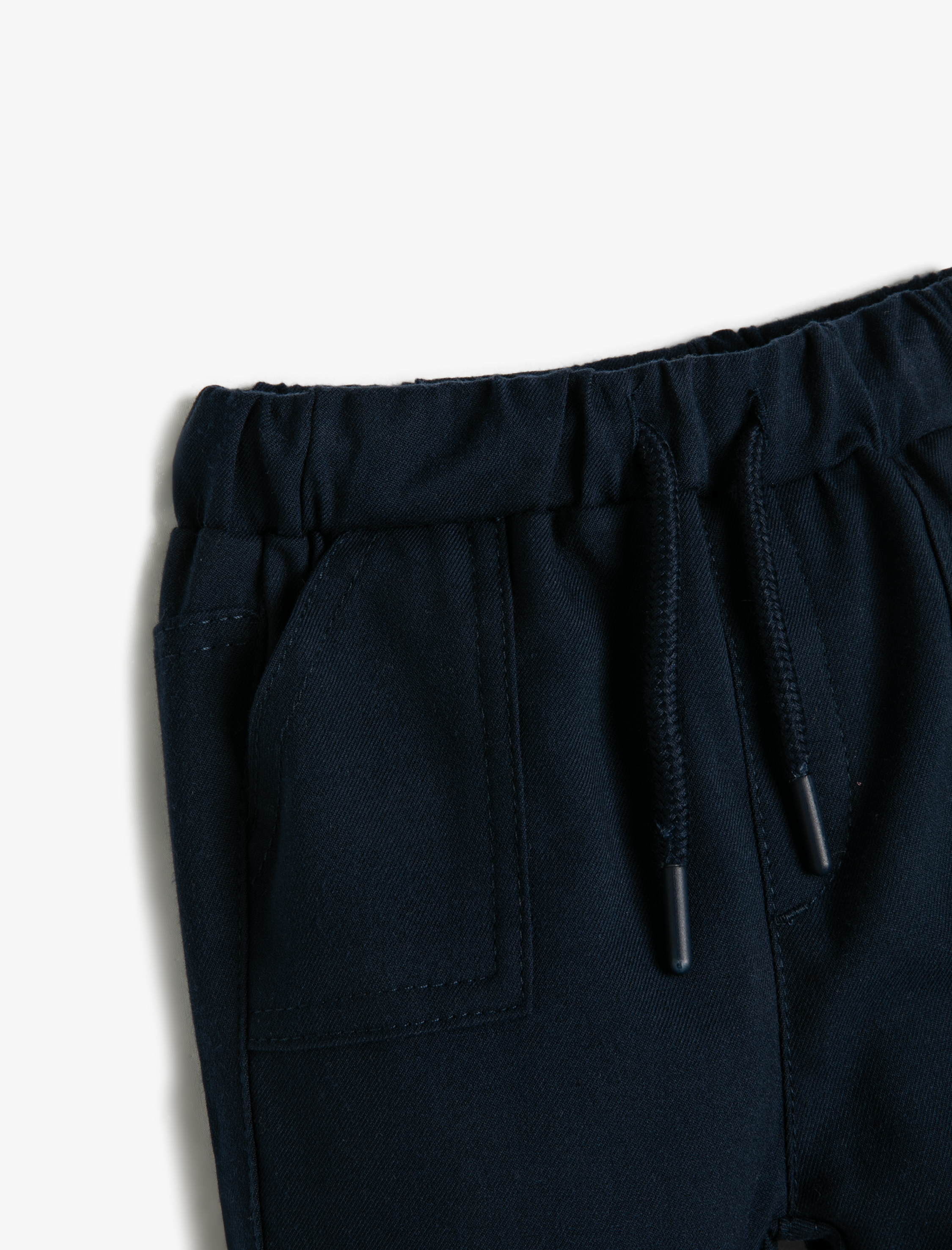  Erkek Bebek Jogger Pantolon Beli Bağlamalı Lastikli Cepli