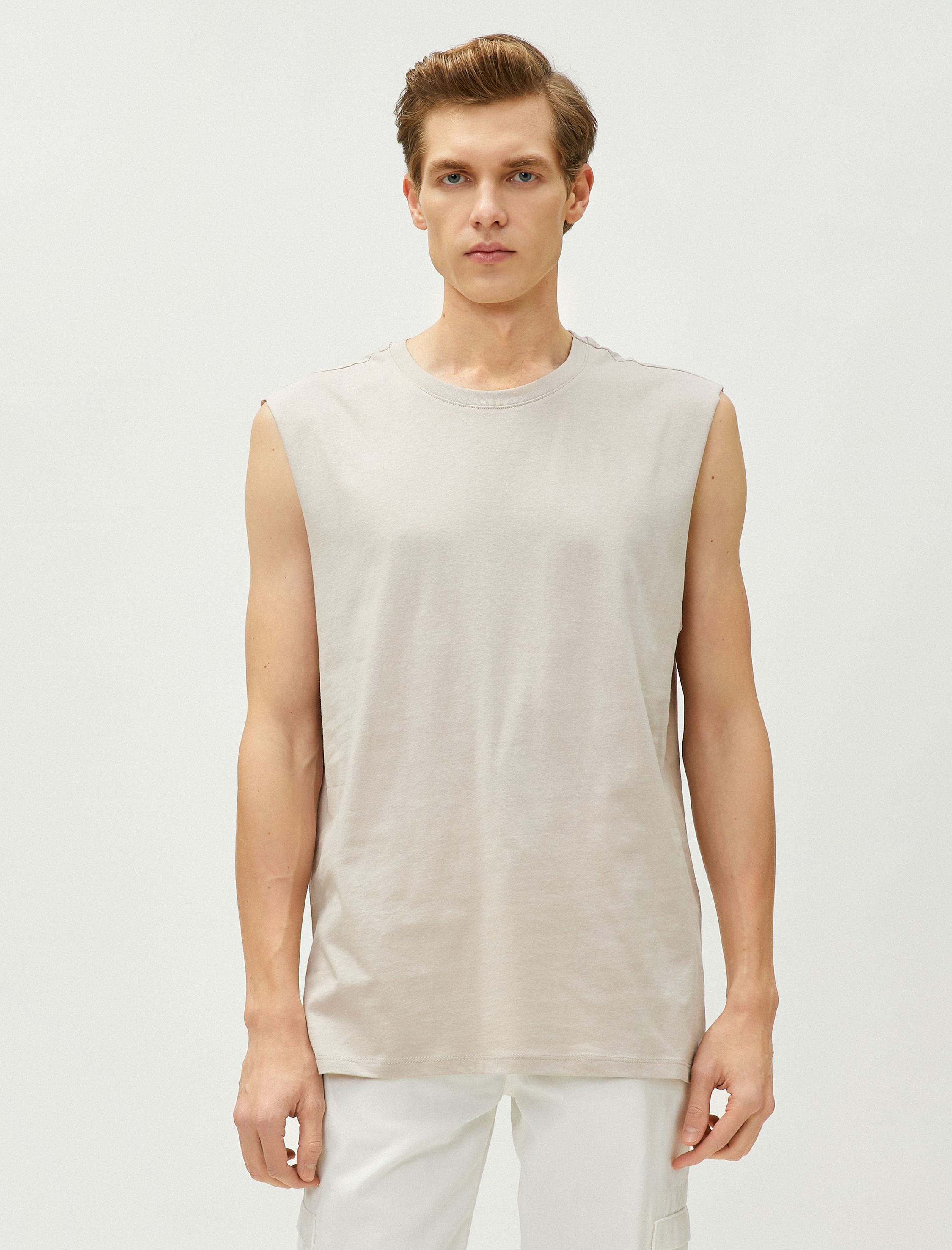   Basic Atlet Bisiklet Yaka Pamuklu