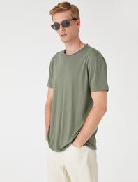 Basic Tişört Bisiklet Yaka