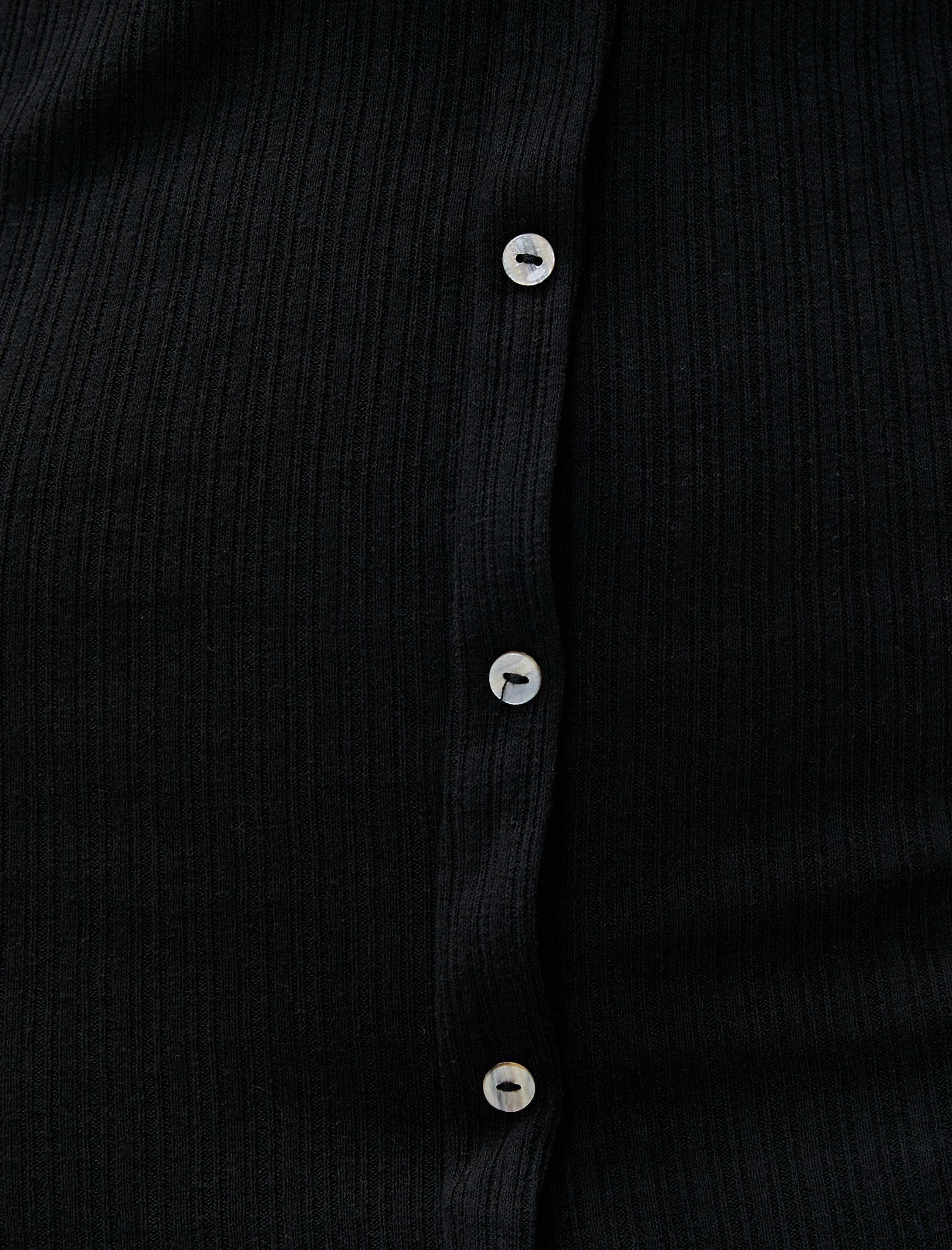   Dar Kesim Midi Elbise Düğmeli Yırtmaçlı