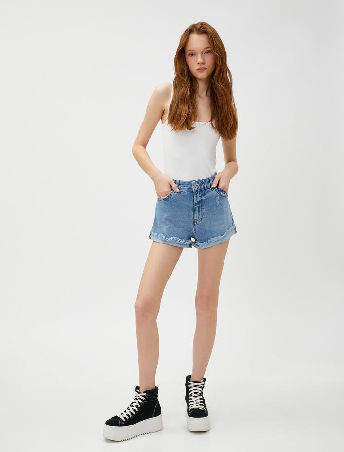  Basic Fitilli Crop Atlet U Yaka