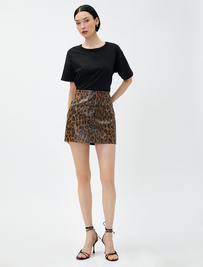  Relax Fit Tişört Pamuklu Kısa Kollu