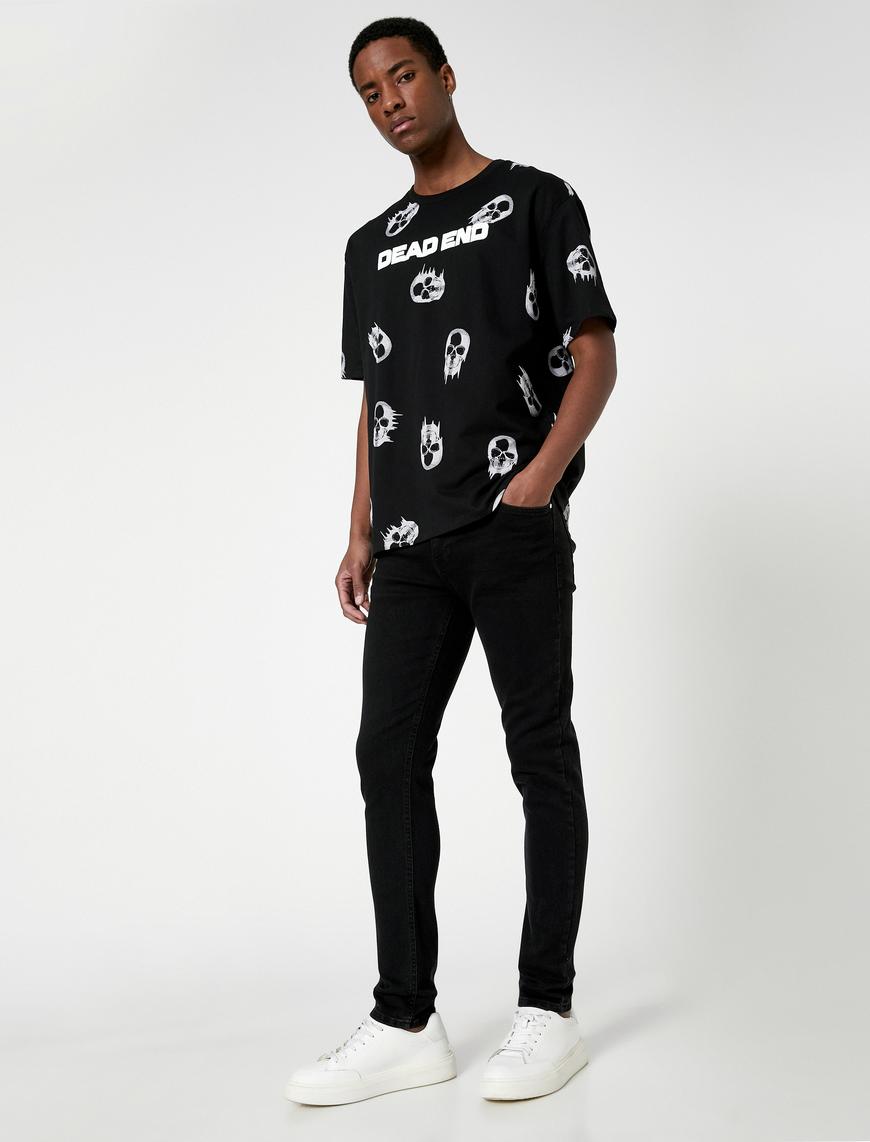   Skinny Fit Kot Pantolon - Michael Jean