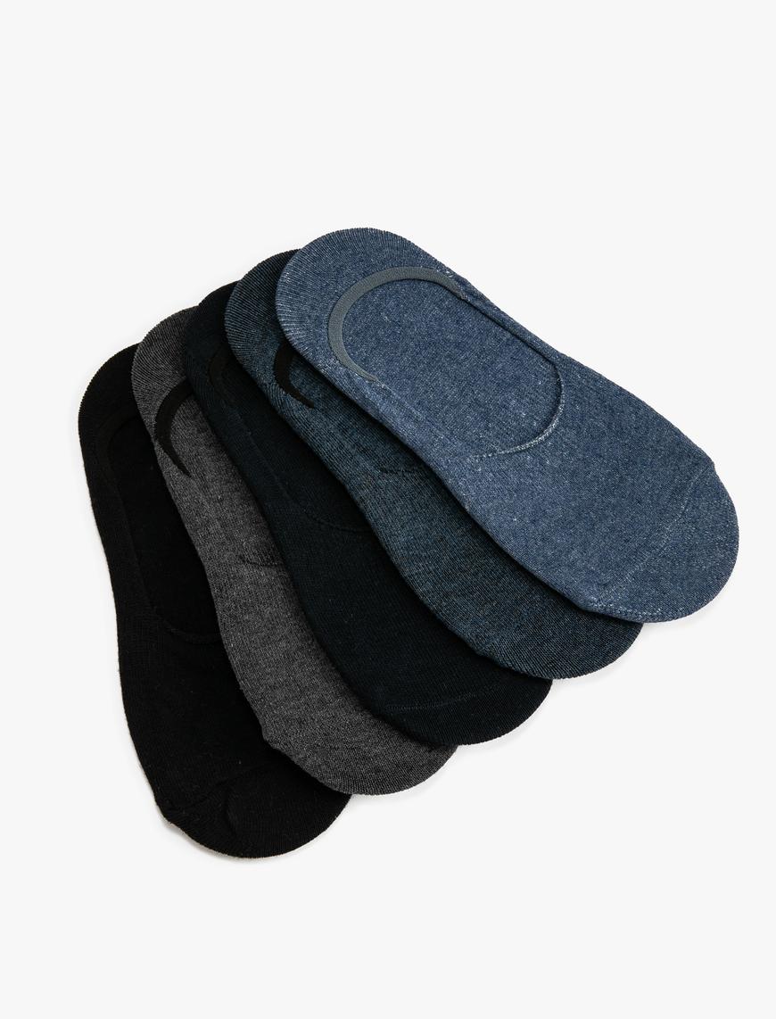  Erkek Basic 5'li Sneaker Çorap Seti