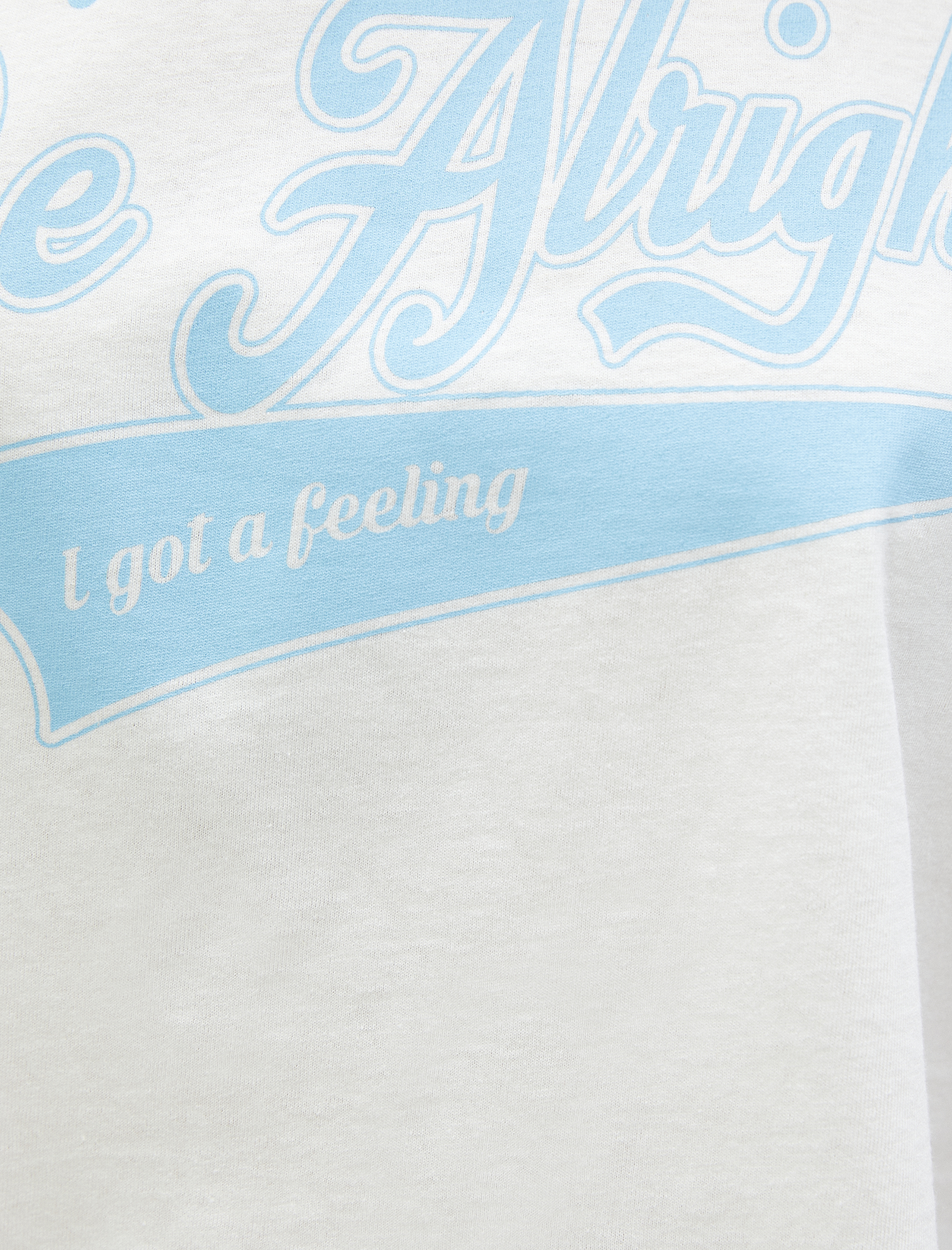   Crop Tshirt Baskılı Bisiklet Yaka Kısa Kollu Pamuklu