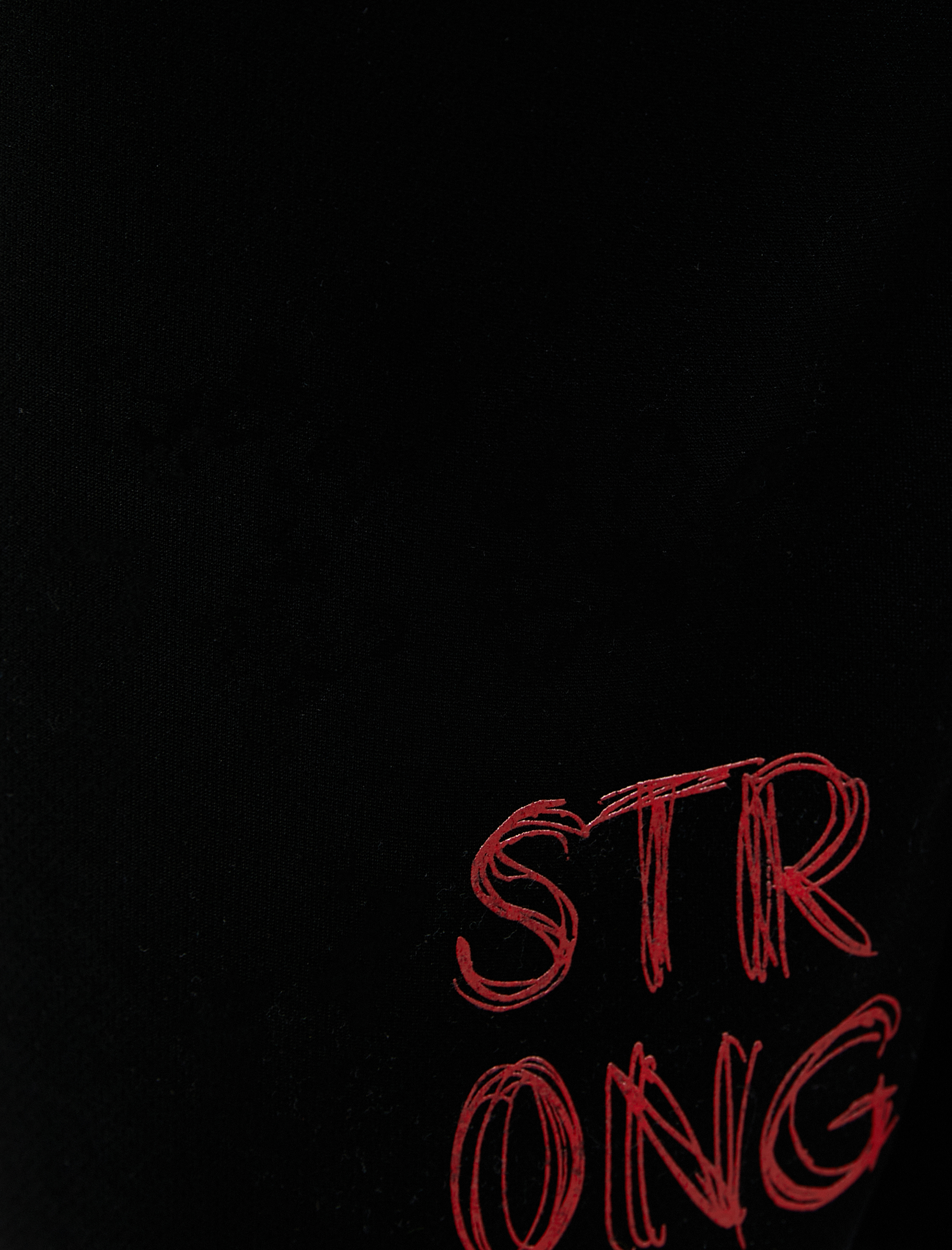   Spor Şort Slogan Baskılı Beli Bağcıklı Cep Detaylı