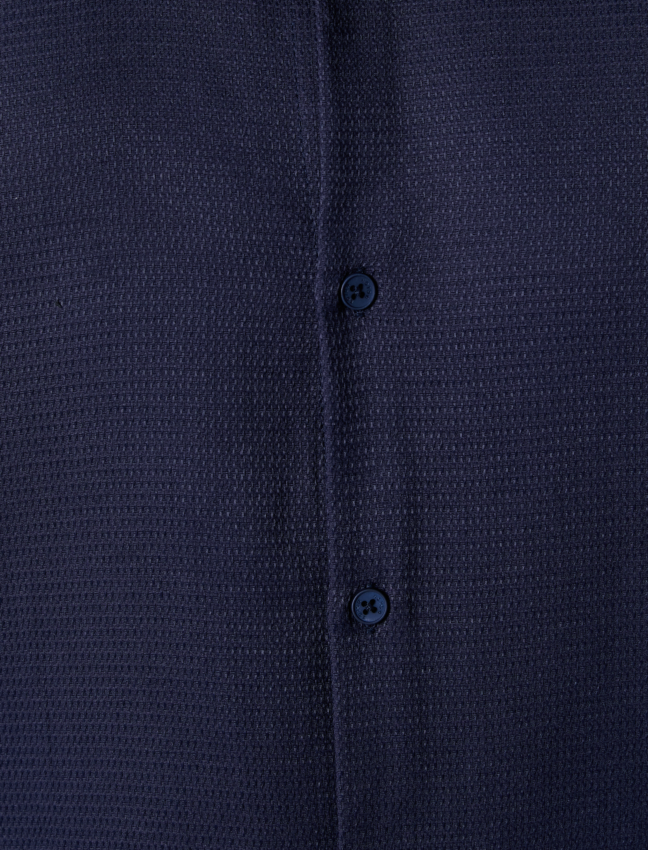   Basic Gömlek Klasik Yaka Dokulu Düğmeli Non Iron