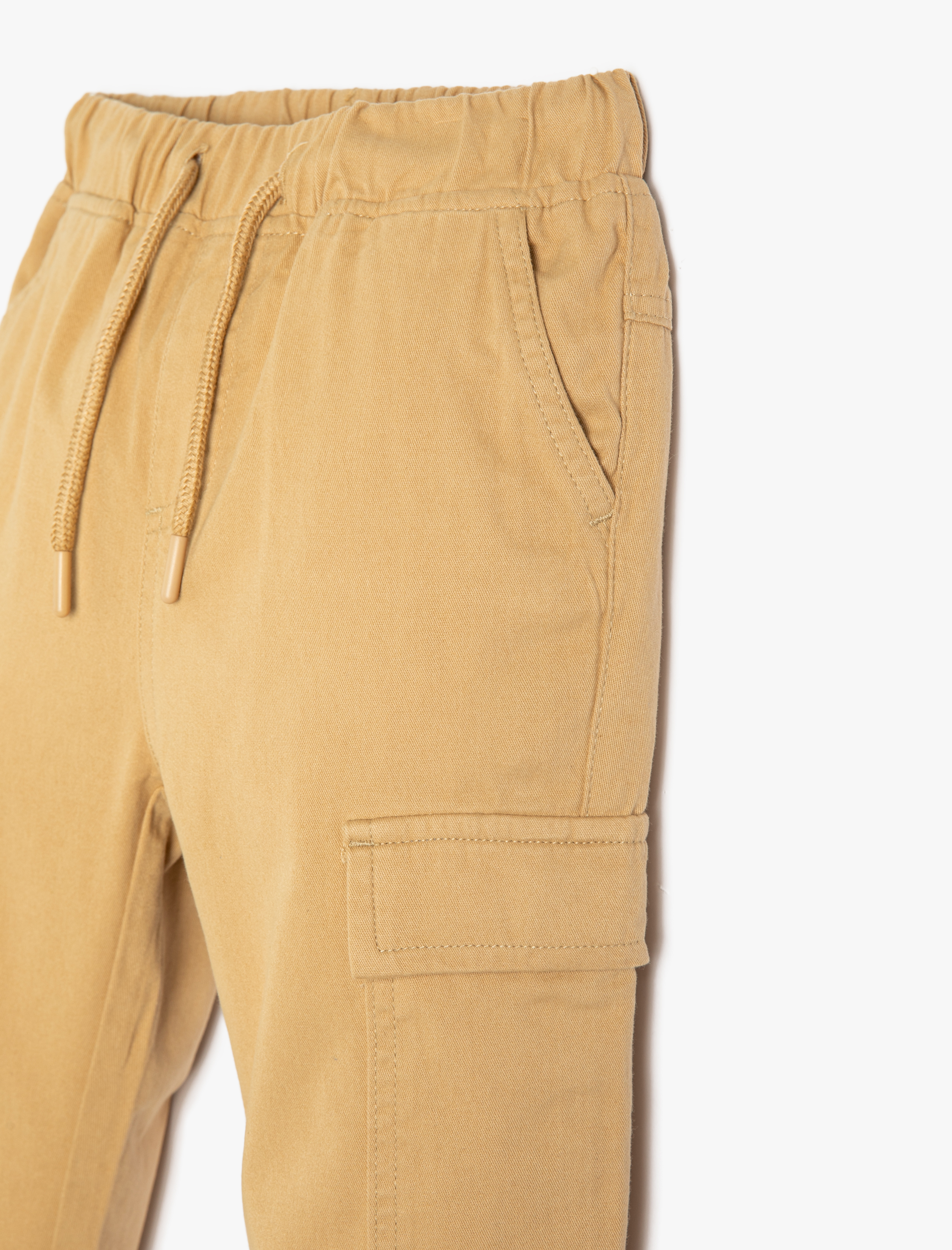  Erkek Çocuk Jogger Pantolon Cepli Beli Bağlamalı Lastikli Pamuklu