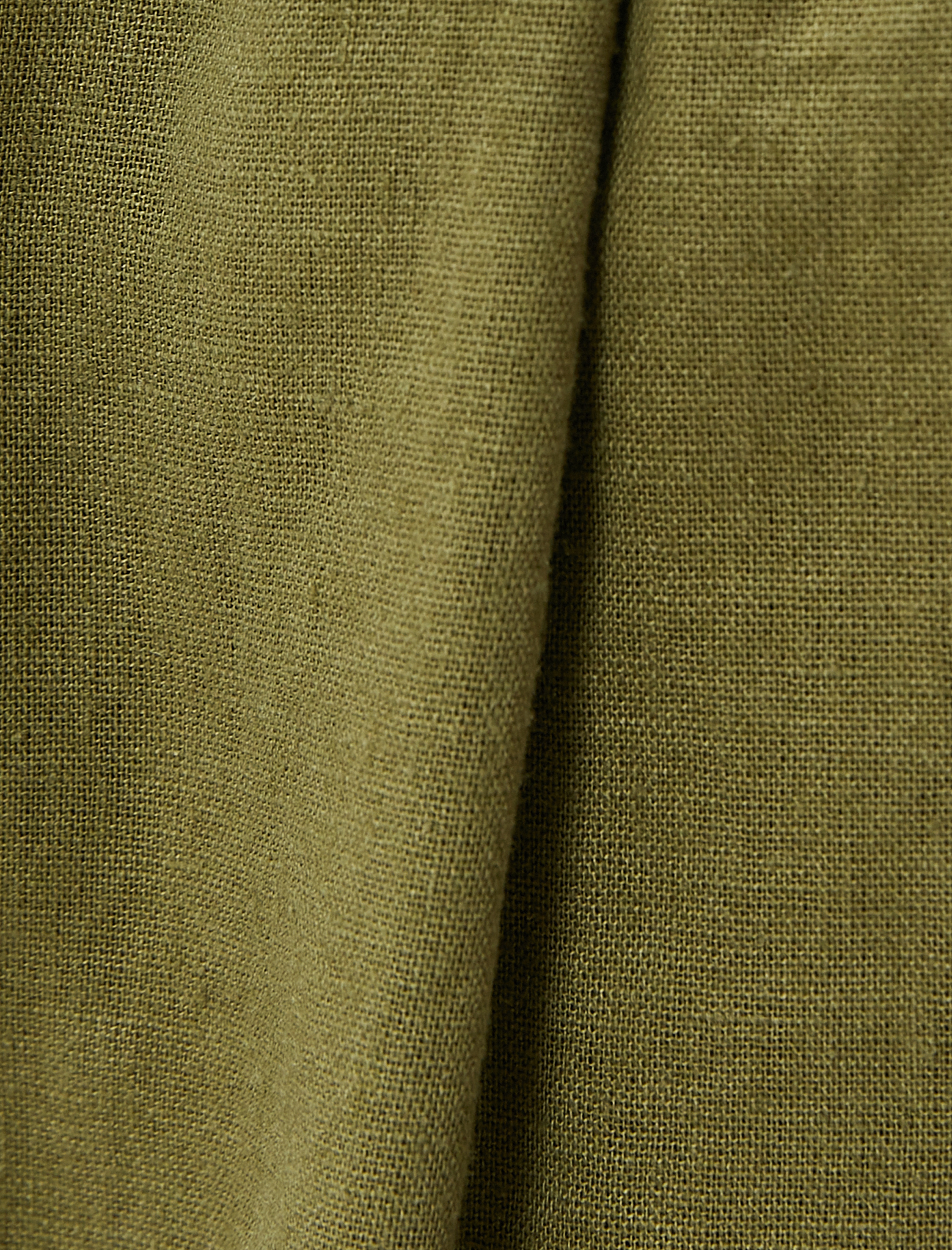   Keten Karışımlı Şort Bel Detaylı