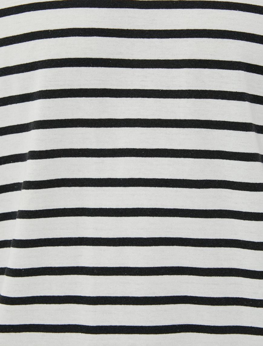   Slim Fit Tişört Kısa Kollu Bisiklet Yaka