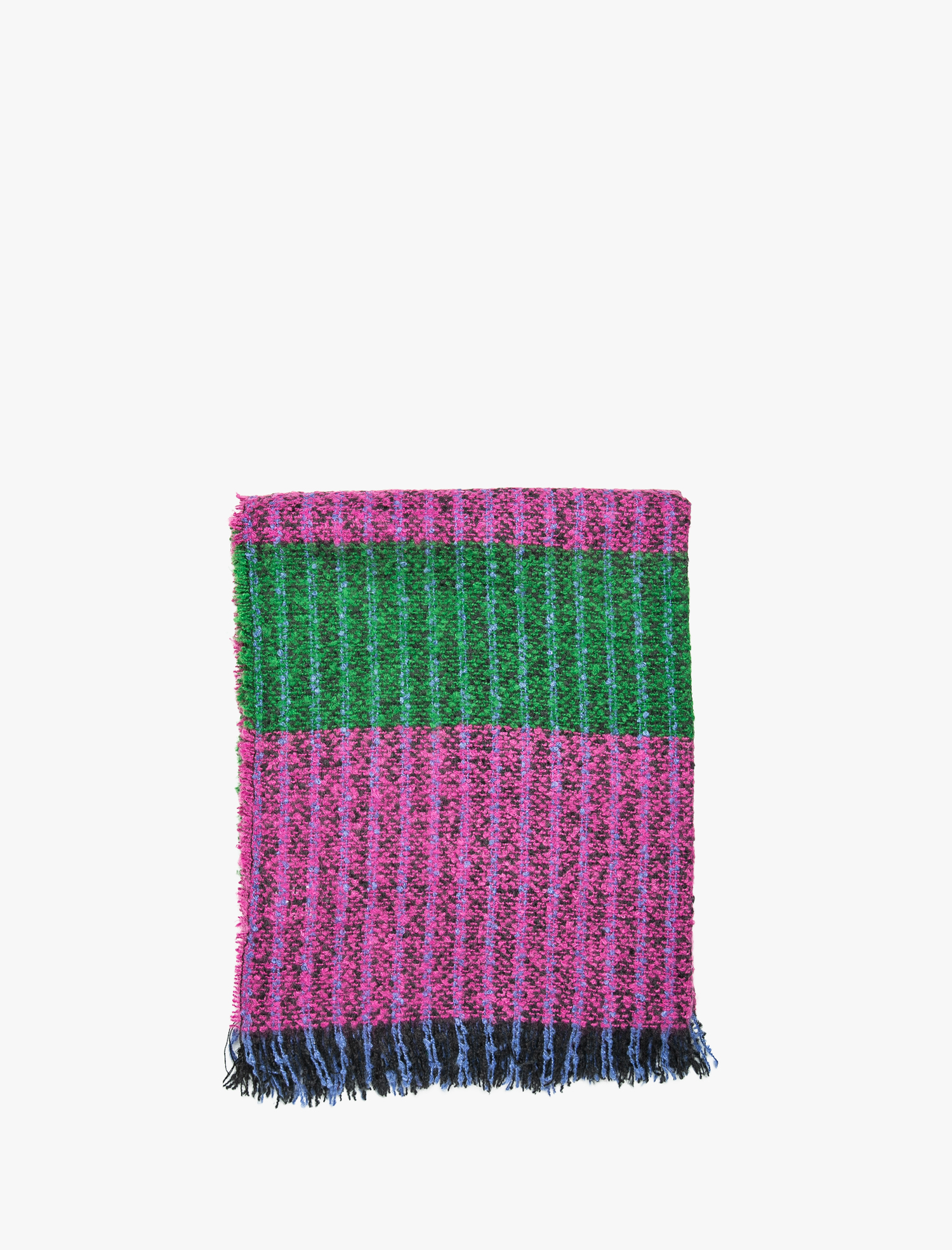  Kadın Renk Bloklu Atkı