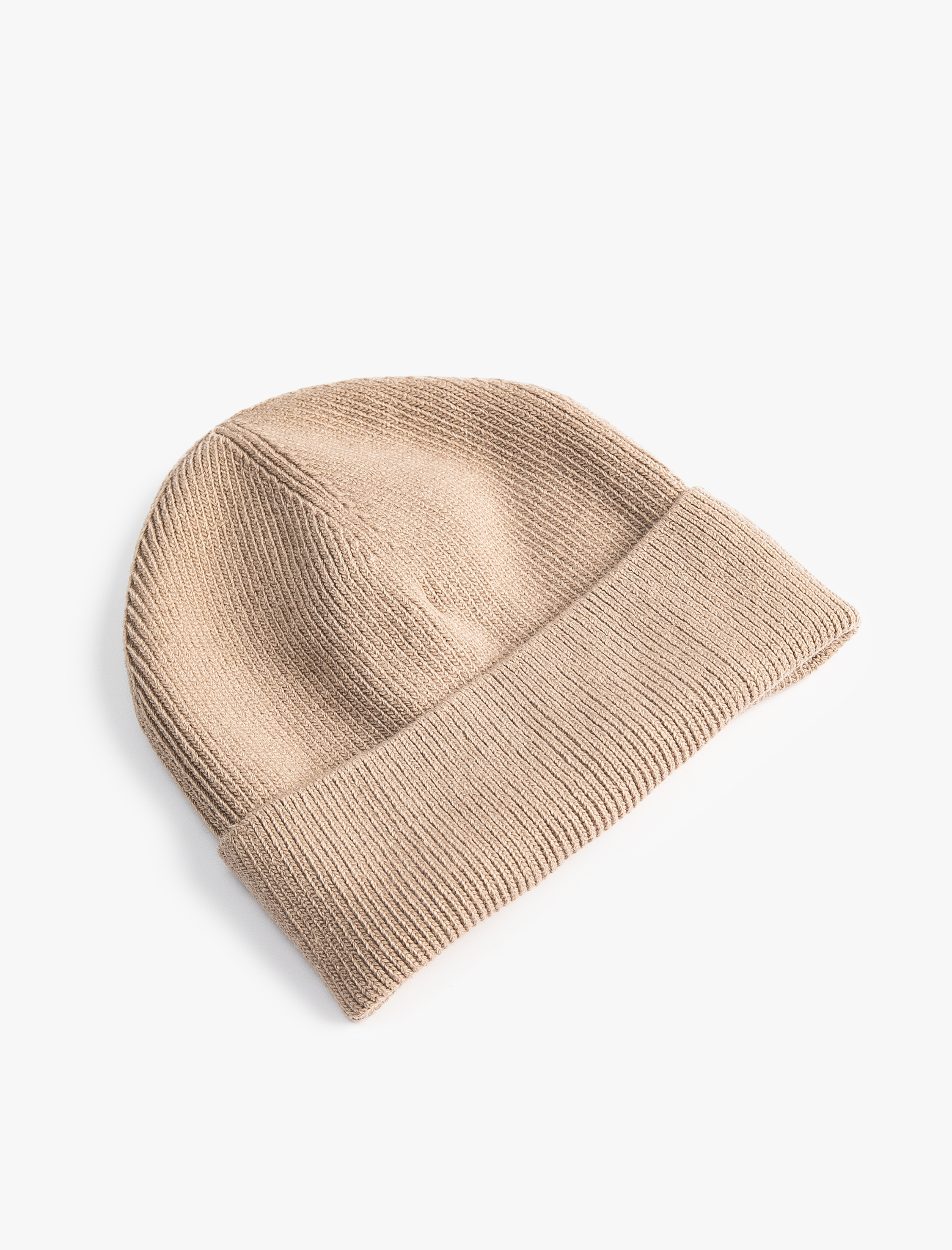 Erkek Katlı Bere Slogan Baskılı Etiket Detaylı