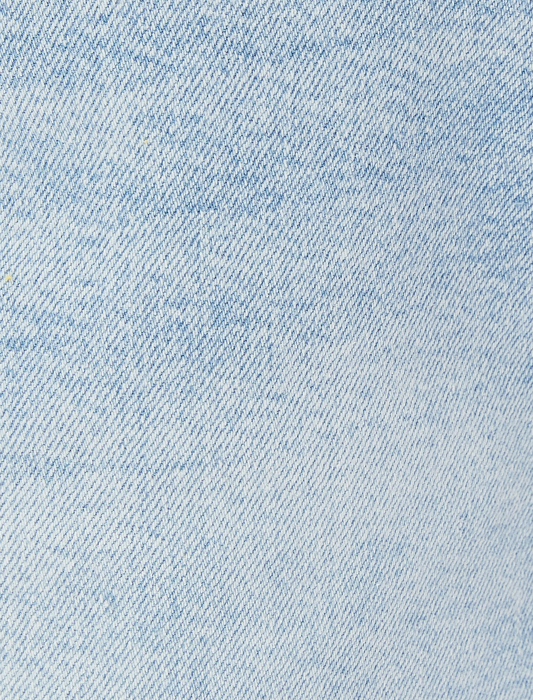   Bermuda Kot Şort Katlama Detaylı Cepli Pamuklu