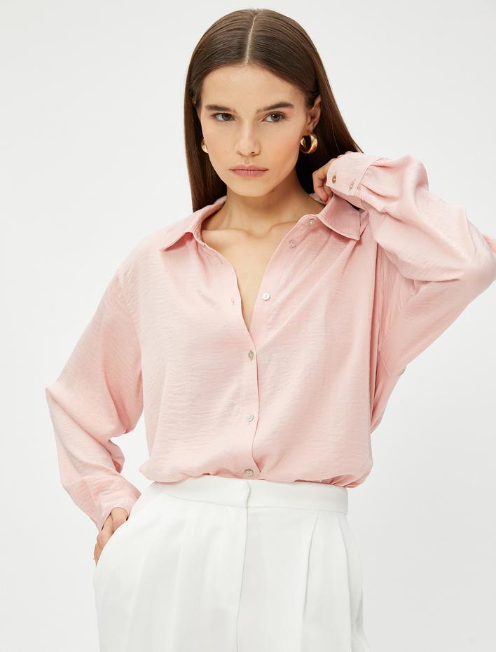  Relax Fit Gömlek Uzun Kollu