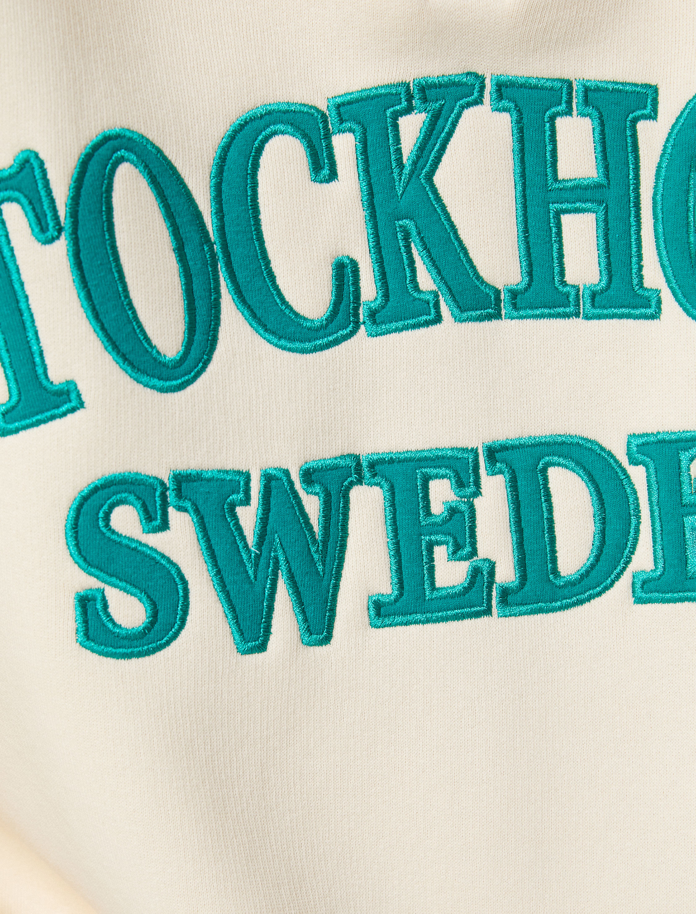   Şardonlu Polo Yaka Oversize Sweatshirt Nakışlı Ribanalı Uzun Kollu