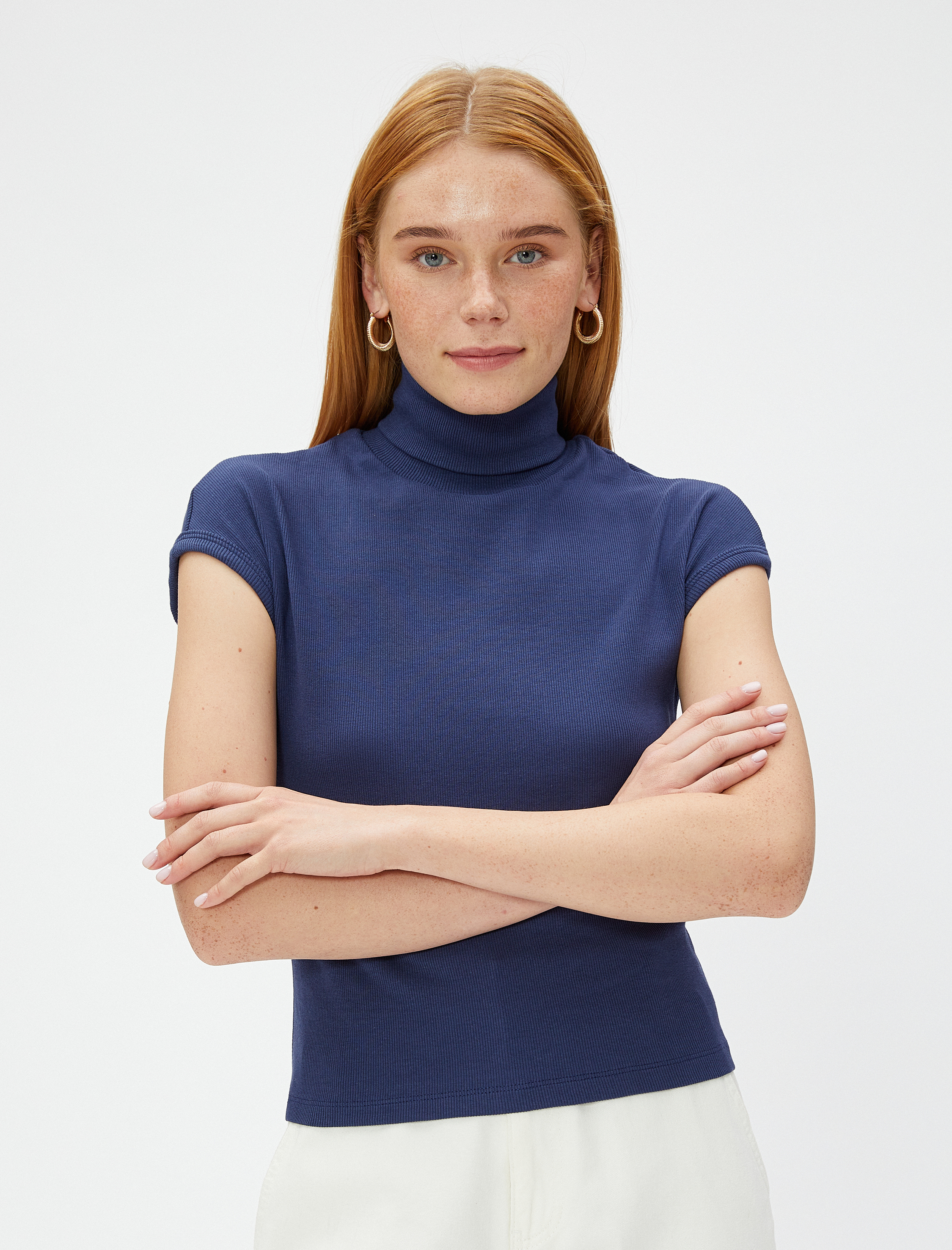   Balıkçı Yaka Triko Tişört