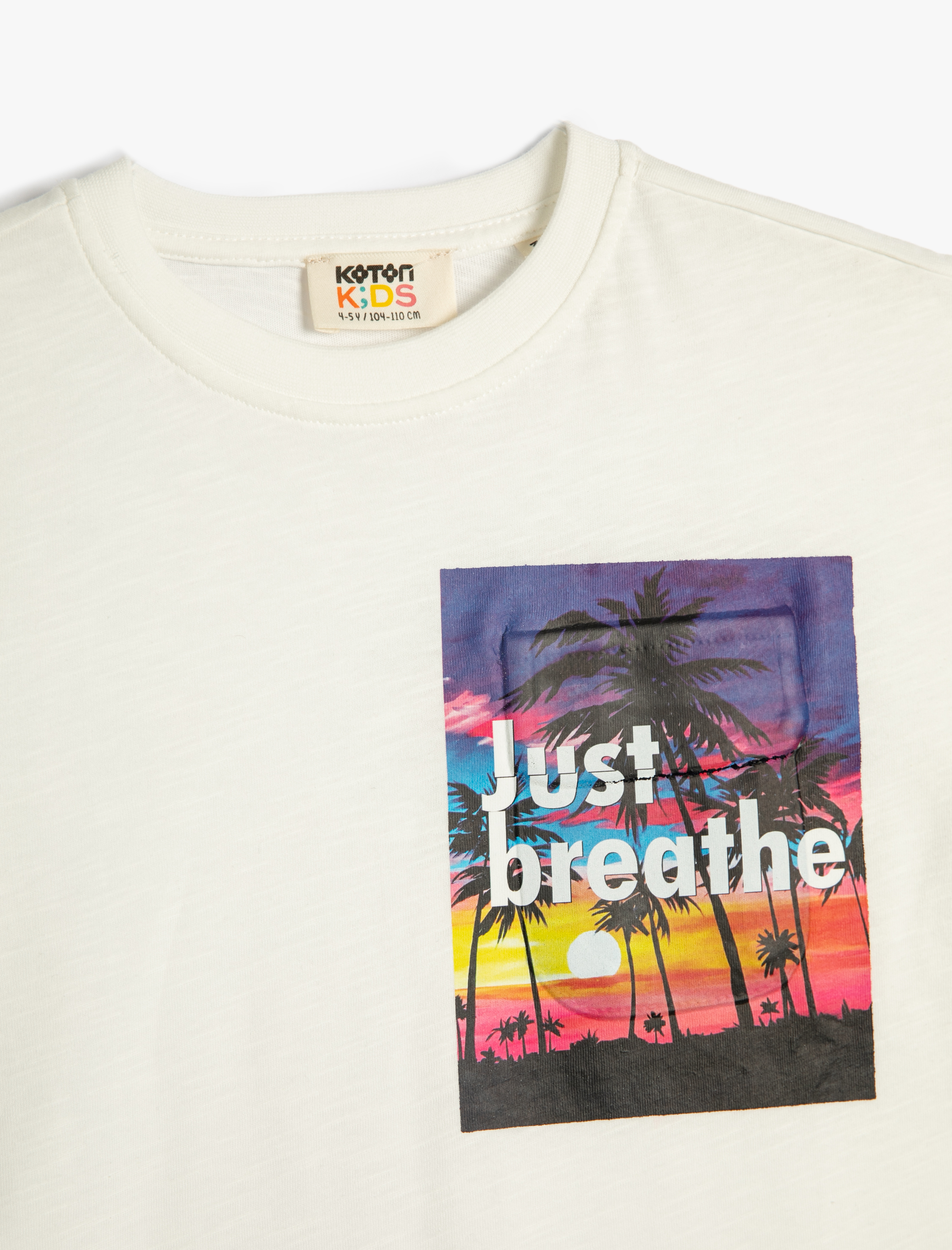  Erkek Çocuk Kısa Kollu Tişört Baskılı Kapaklı Cep Detaylı Bisiklet Yaka Pamuklu