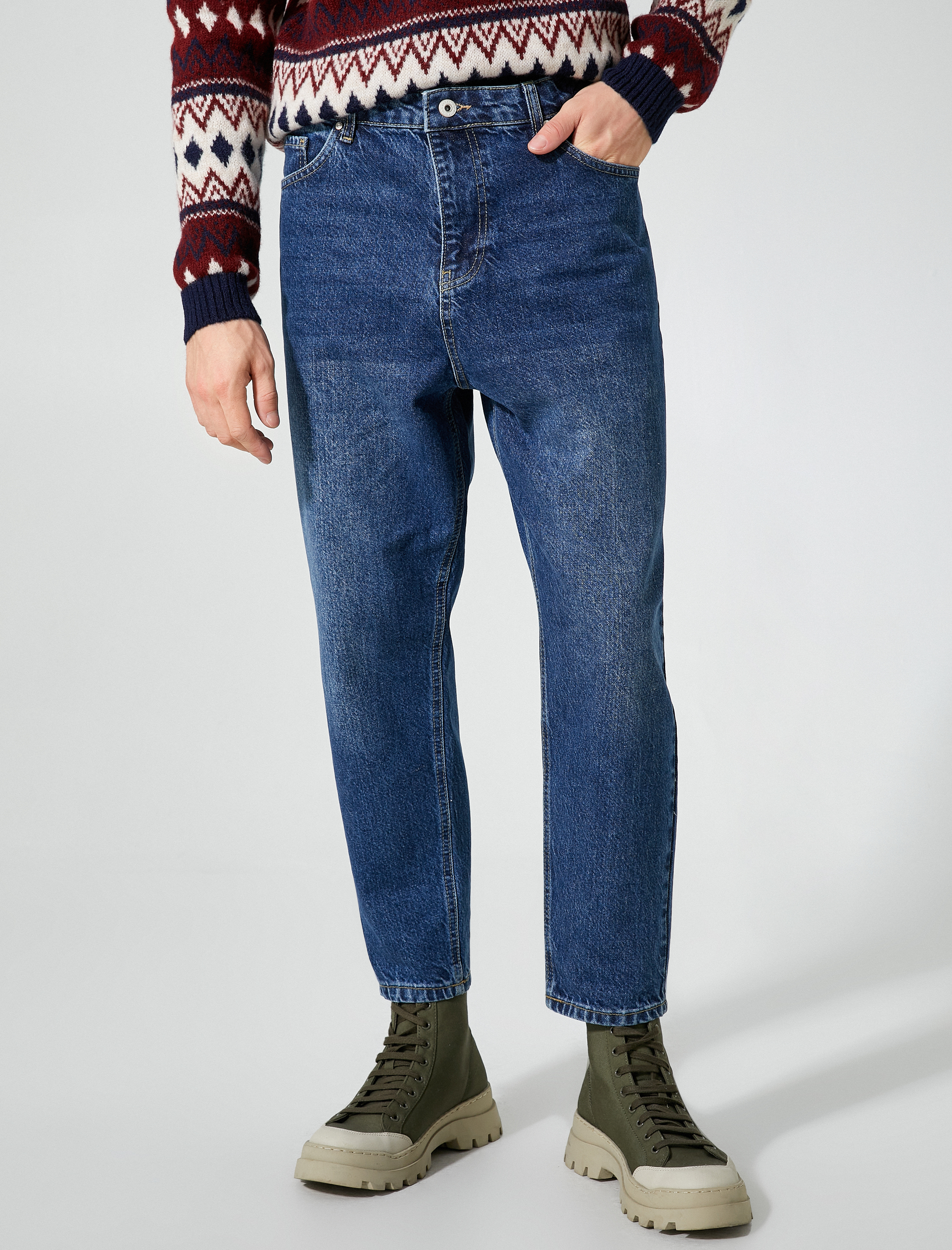   Loose Fit Jean Pantolon - Steve Jean