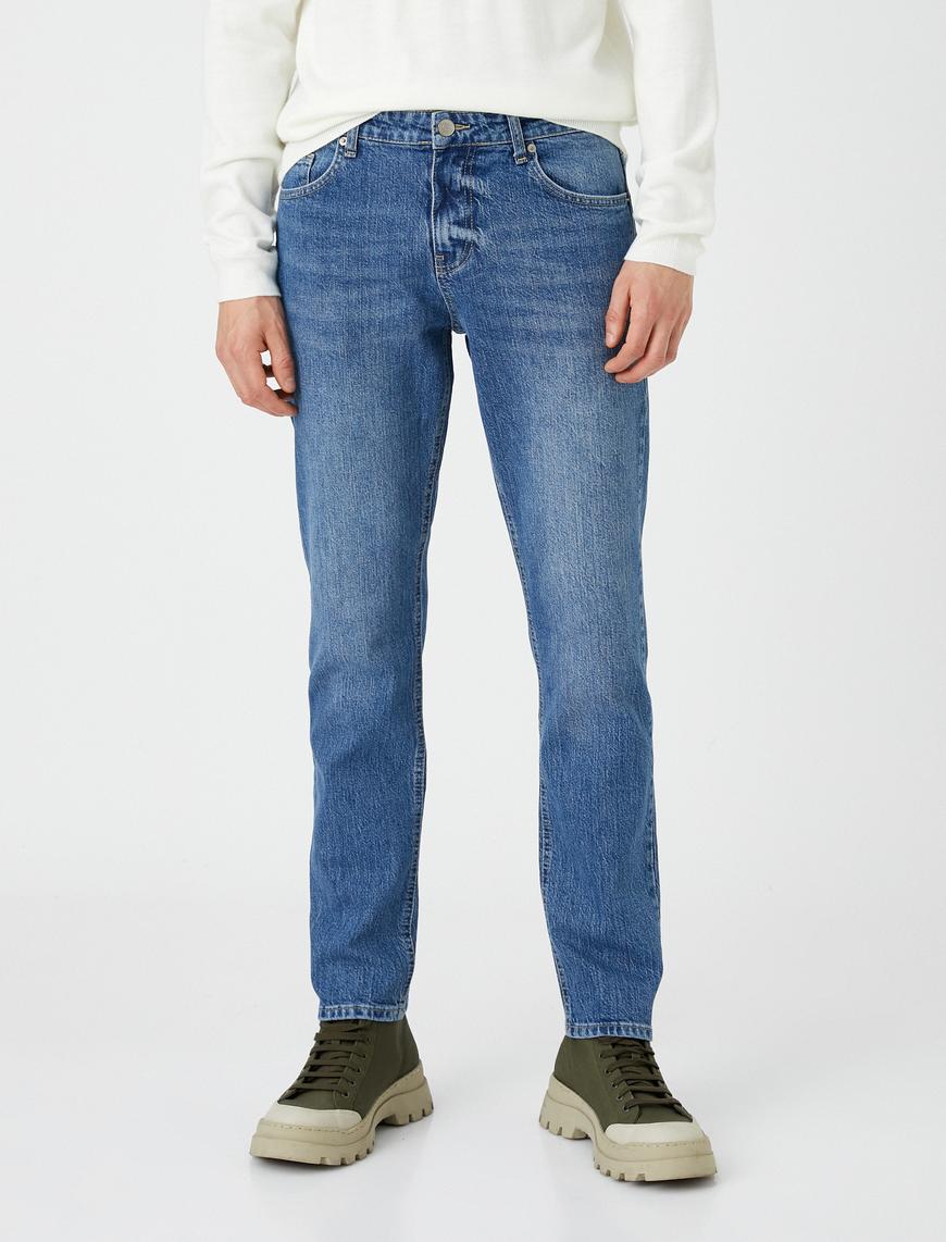   Slim Fit Kot Pantolon - Brad Jean