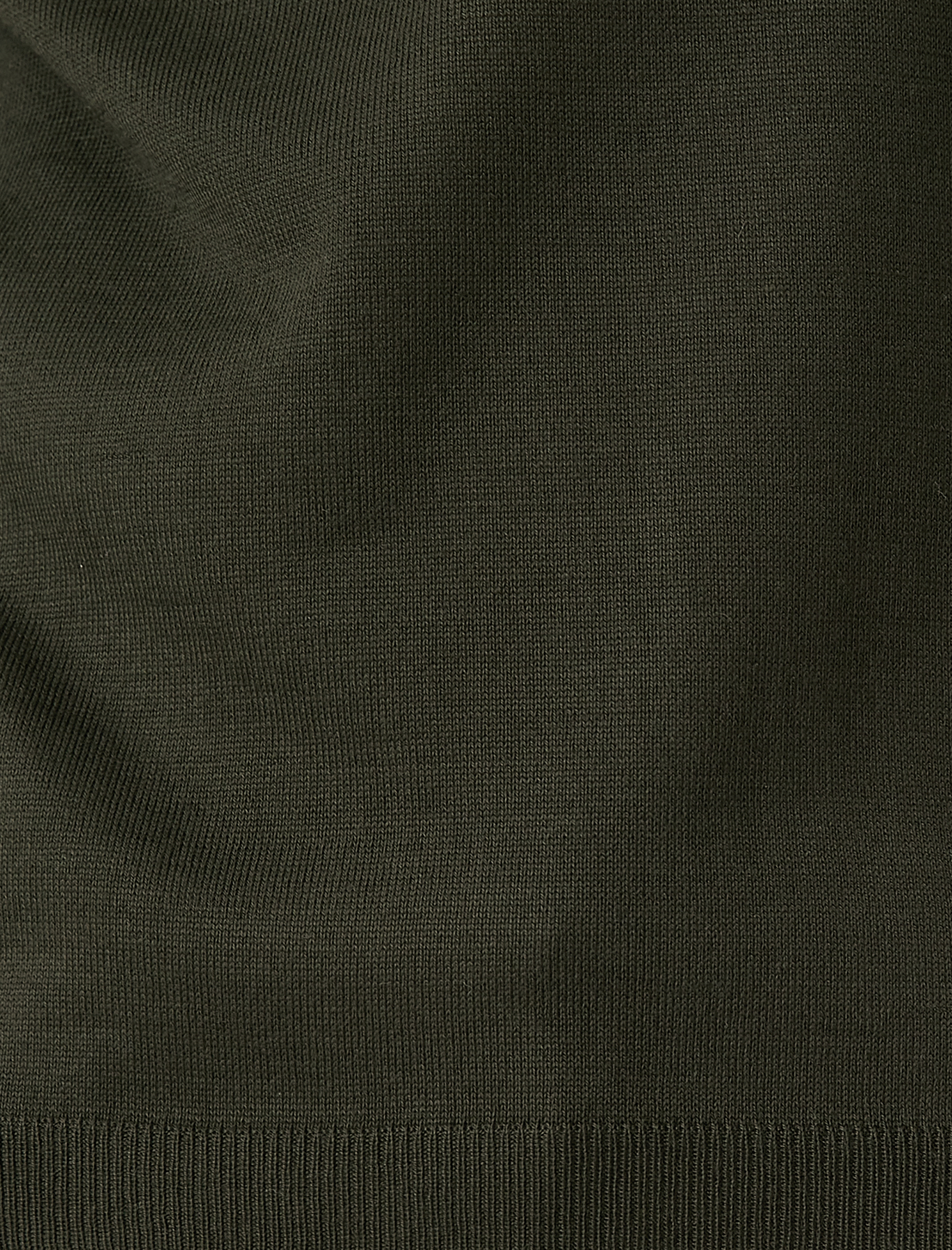   Basic Triko Kazak Yarım Balıkçı Yaka Uzun Kollu