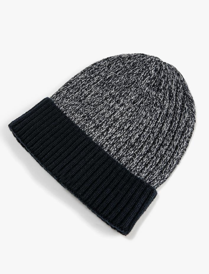 Erkek Kırçıllı Bere Katlama Detaylı