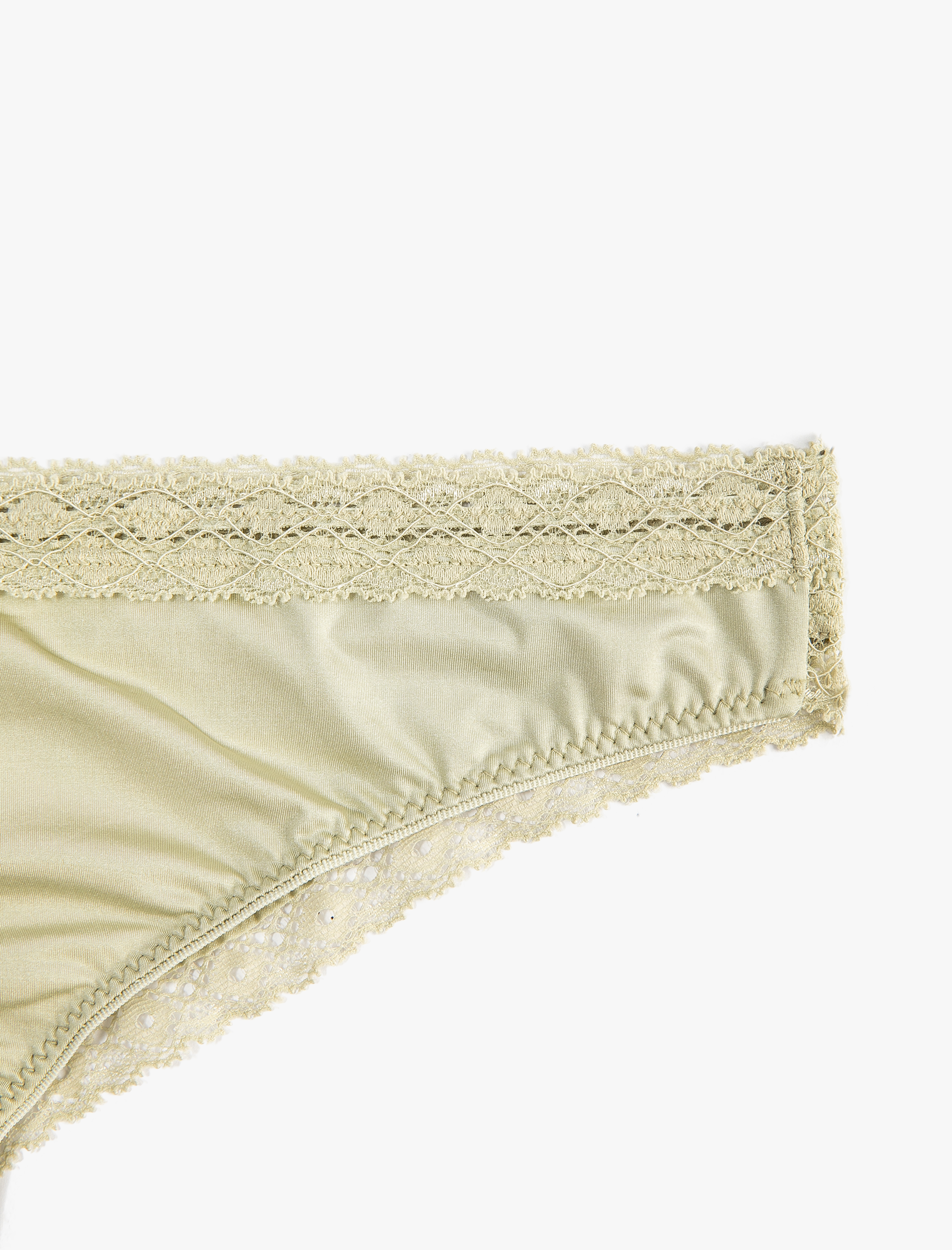   Brazilian Külot Dantel Detaylı Saten