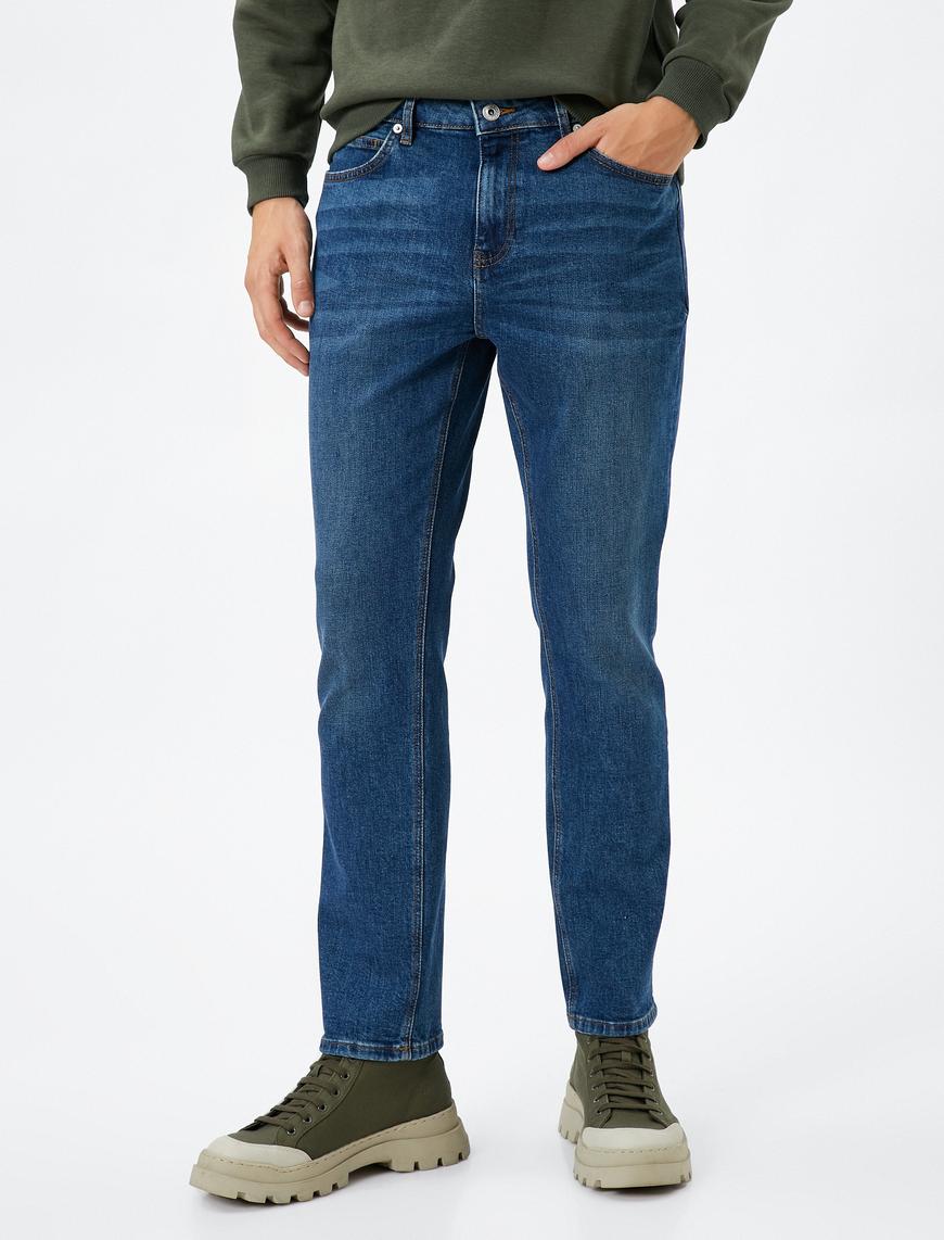   Slim Fit Kot Pantolon - Brad Jean