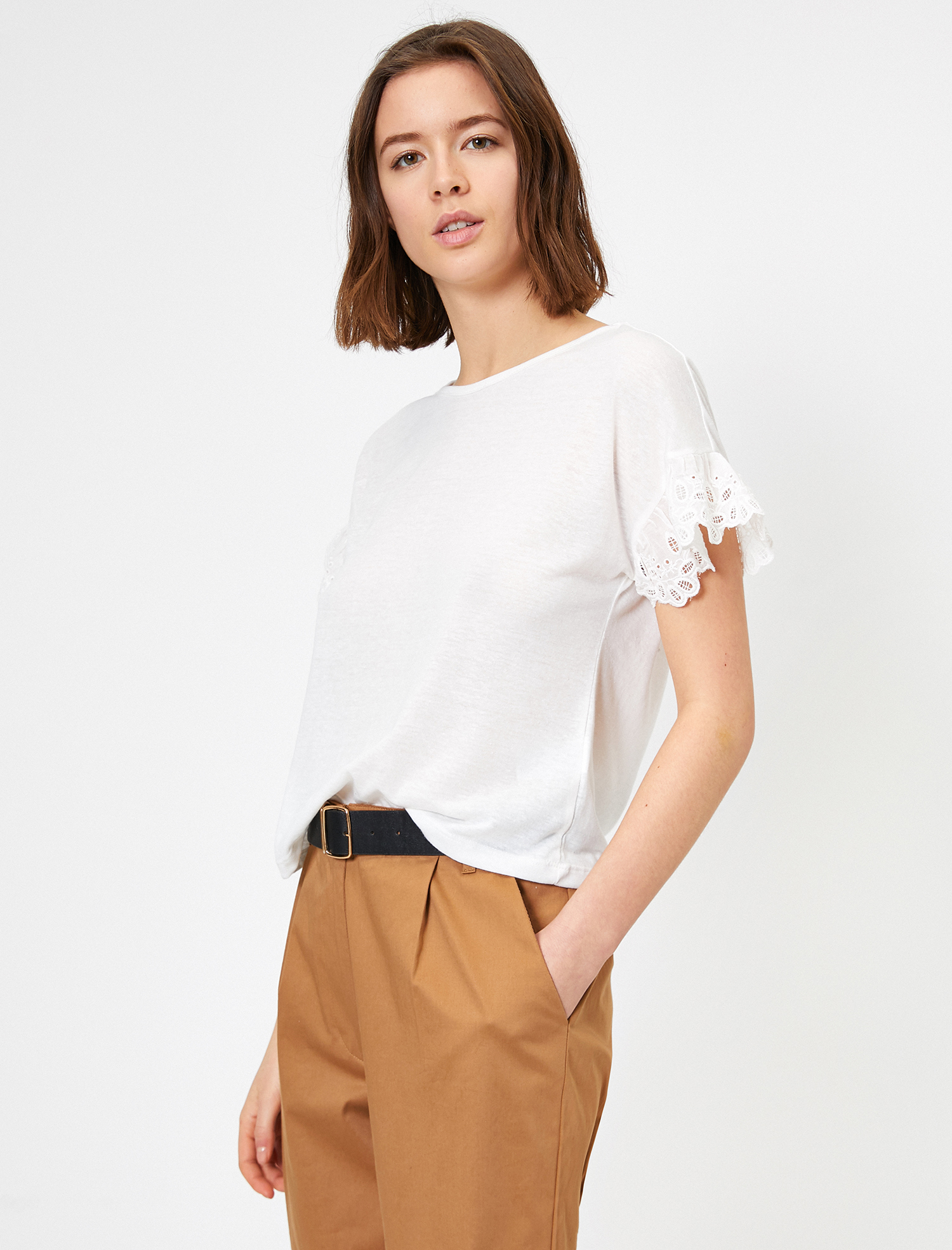   Kol Detaylı Tişört