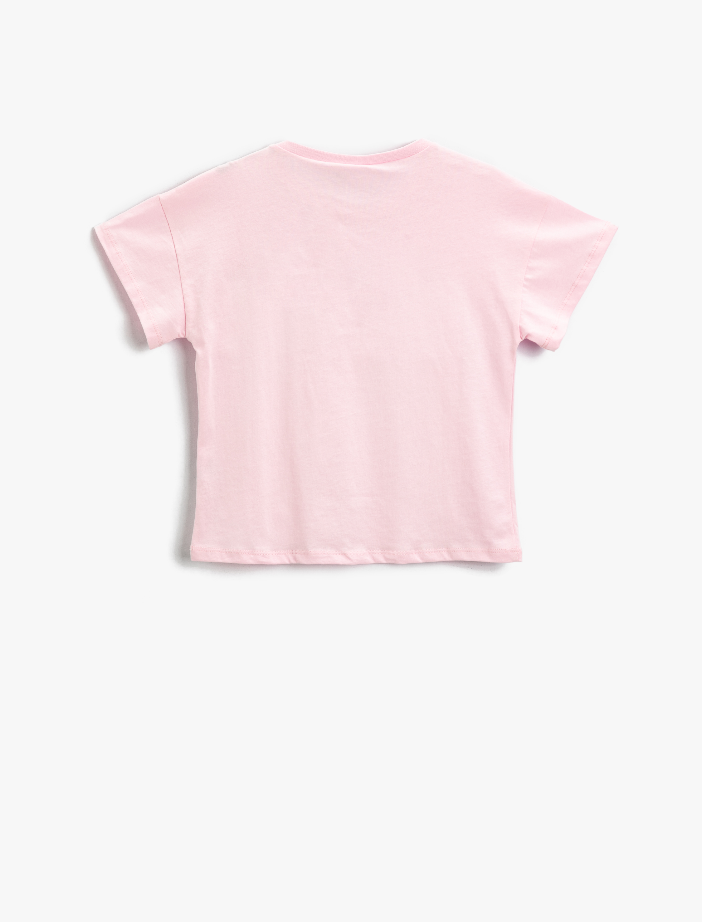  Kız Çocuk Minnie Mouse ve Daisy Duck Baskılı Lisanslı Kısa Kollu Tişört