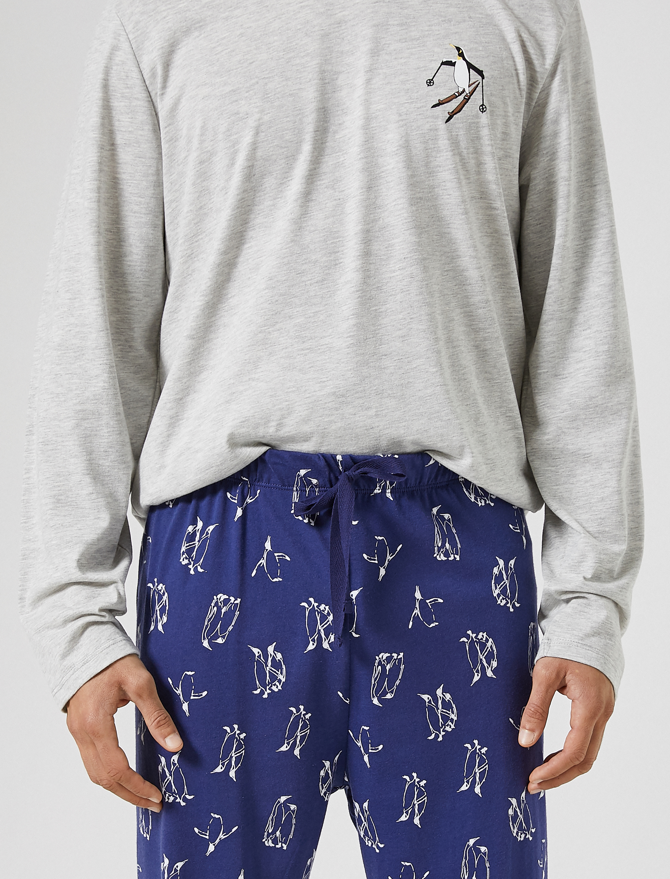 Desenli Pamuklu Pijama Takımı