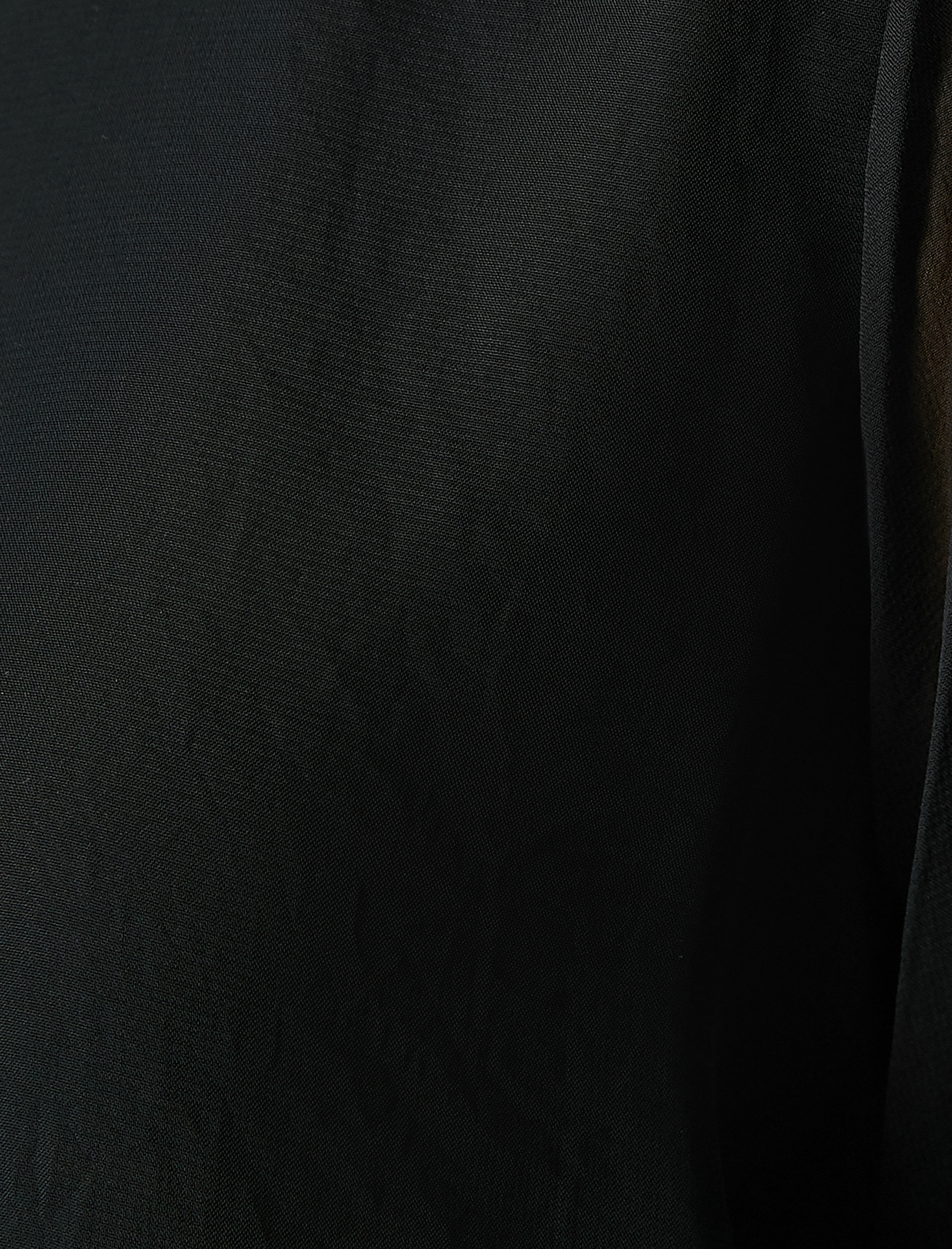   Uzun Kollu Tül Detaylı Bluz