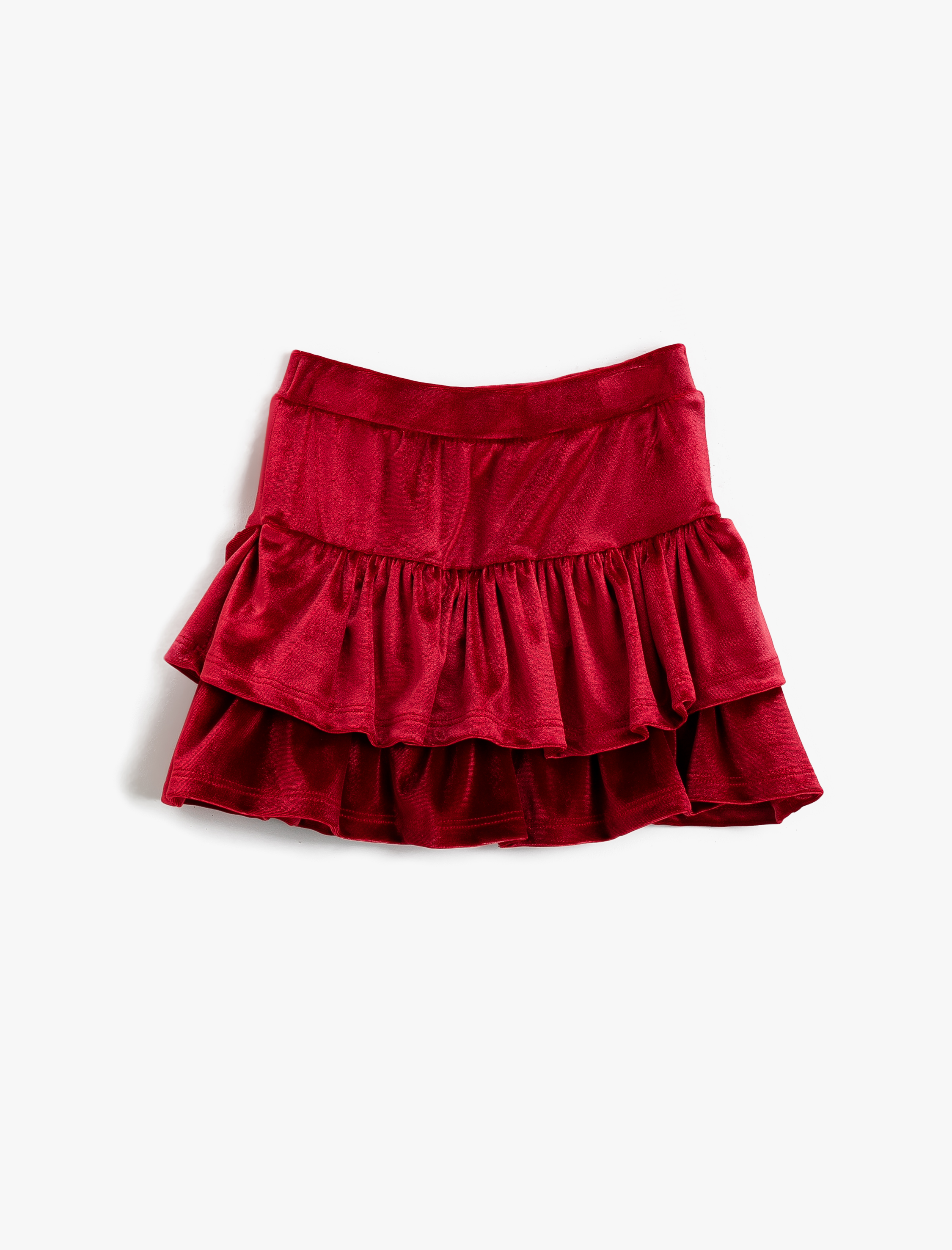  Kız Çocuk Fırfırlı Mini Etek