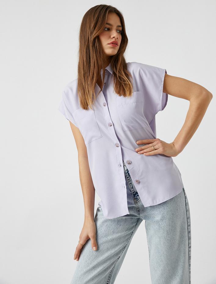  Kısa Kollu Gömlek Cepli