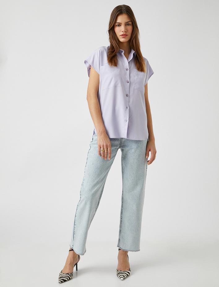  Kısa Kollu Gömlek Cepli